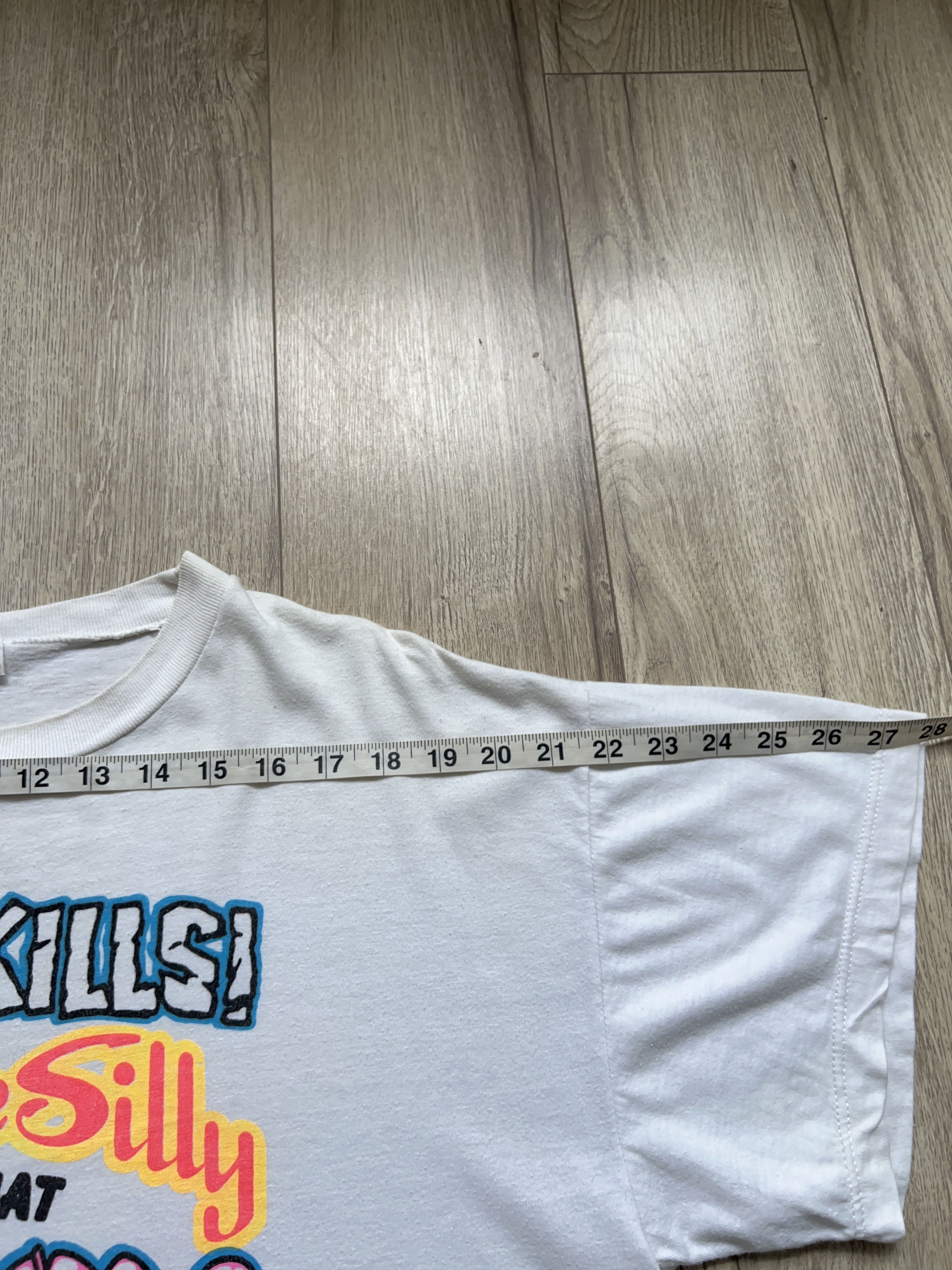 Vintage Aids Kills Don't Be Silly Get That Condom Funny Tee Parody Size US XL / EU 56 / 4 - 5 Thumbnail