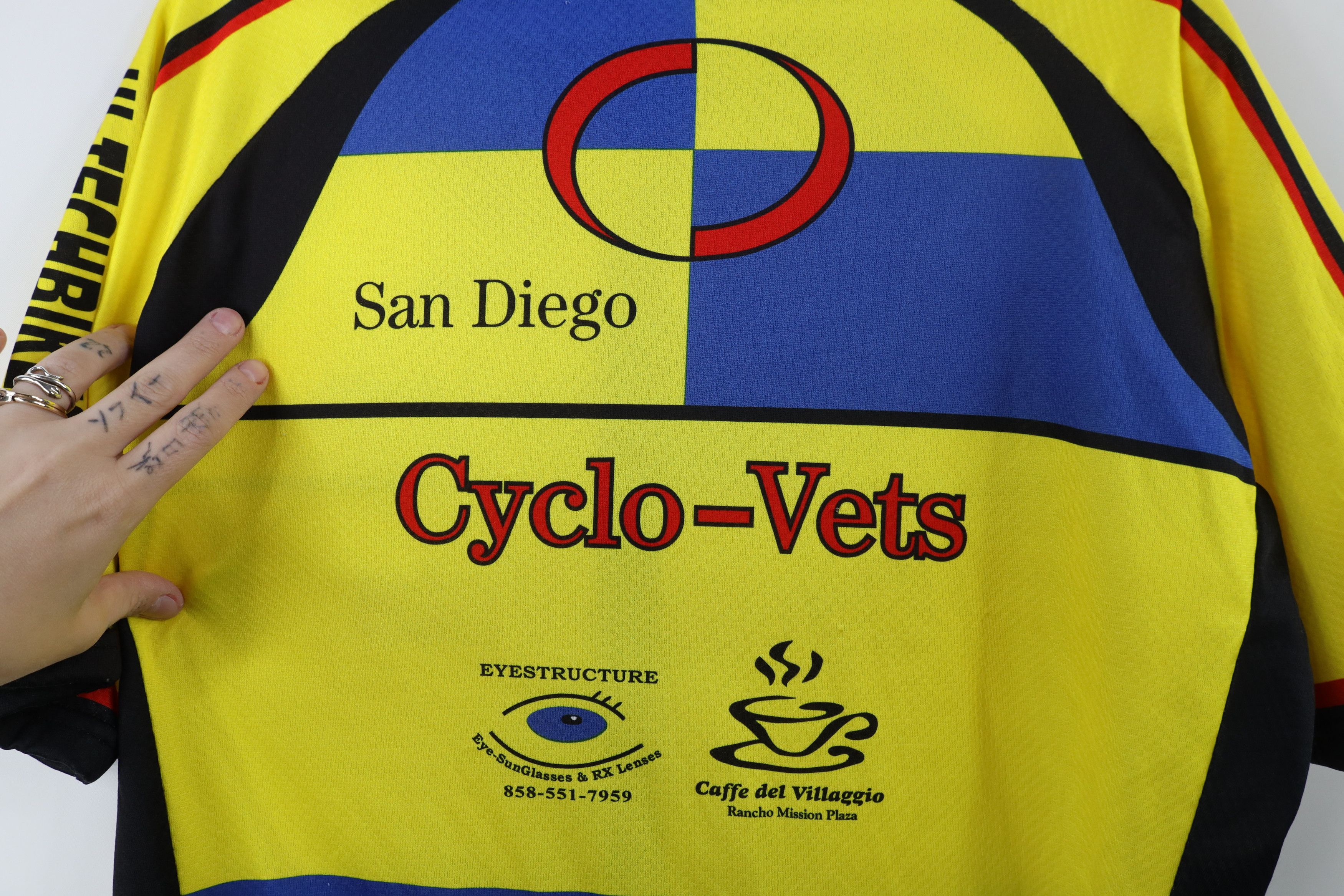 Vintage Squadra San Diego DLS USA Pro Racing Cycling Jersey USA Size US L / EU 52-54 / 3 - 12 Thumbnail