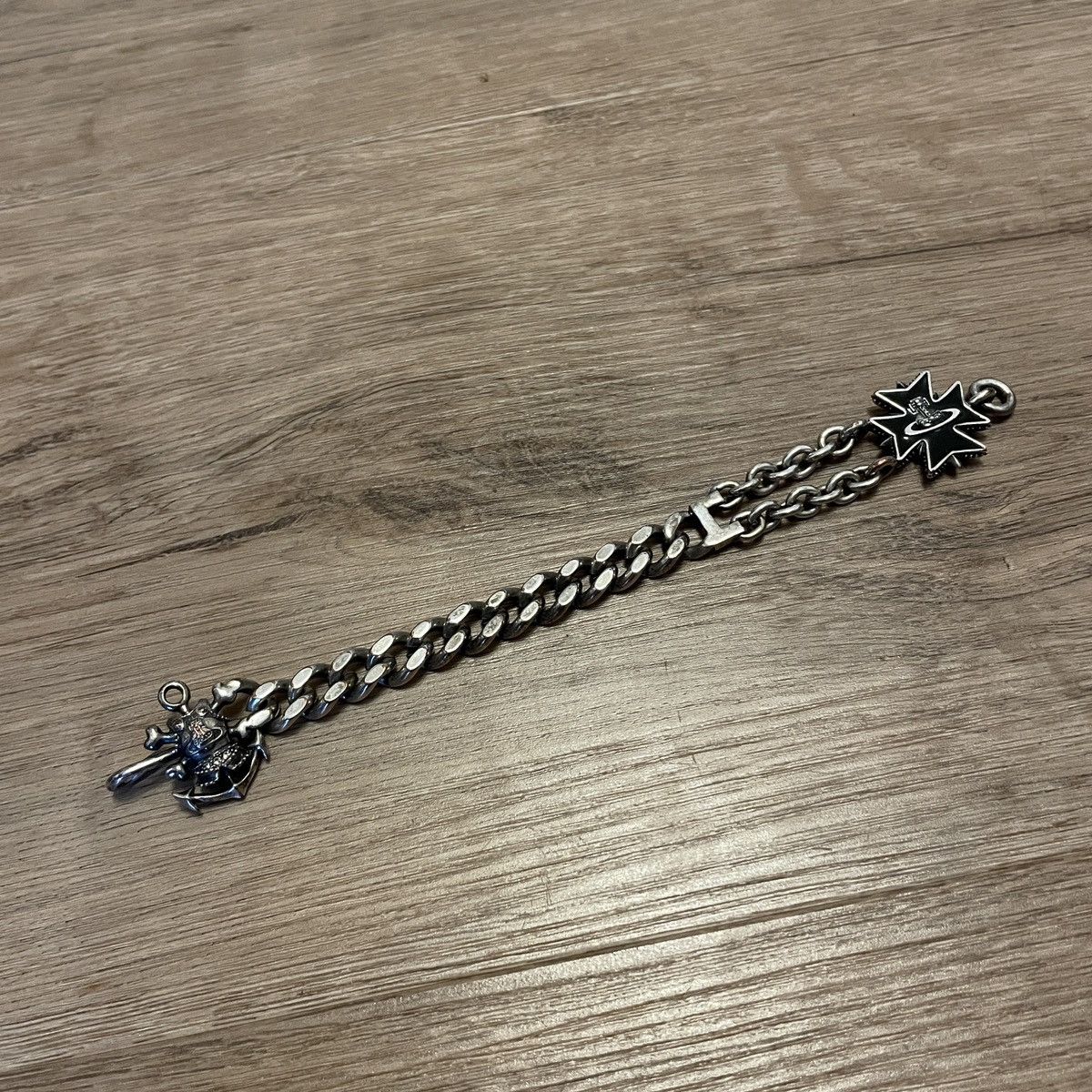 Vivienne Westwood Vivienne Westwood Heavy Metal Anchor Orb Bracelet Size ONE SIZE - 6 Thumbnail
