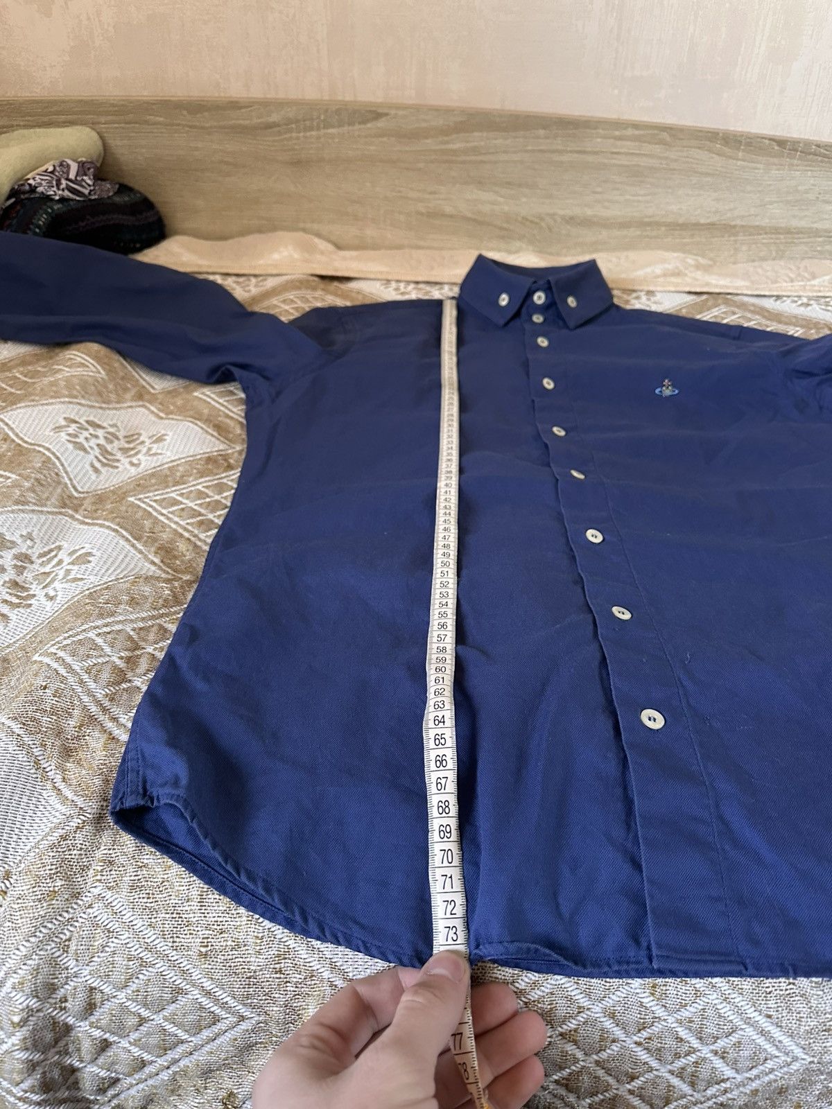 Vivienne Westwood 🔥 Vivienne Westwood Orb Logo Long Sleeve Shirt Button Up Size US L / EU 52-54 / 3 - 12 Thumbnail