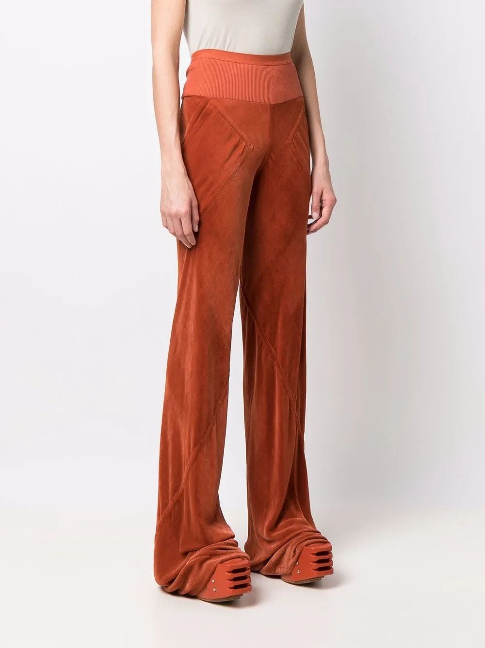 Rick Owens o1y0126 Sweatpant in Rust Size 27" / US 4 / IT 40 - 2 Thumbnail