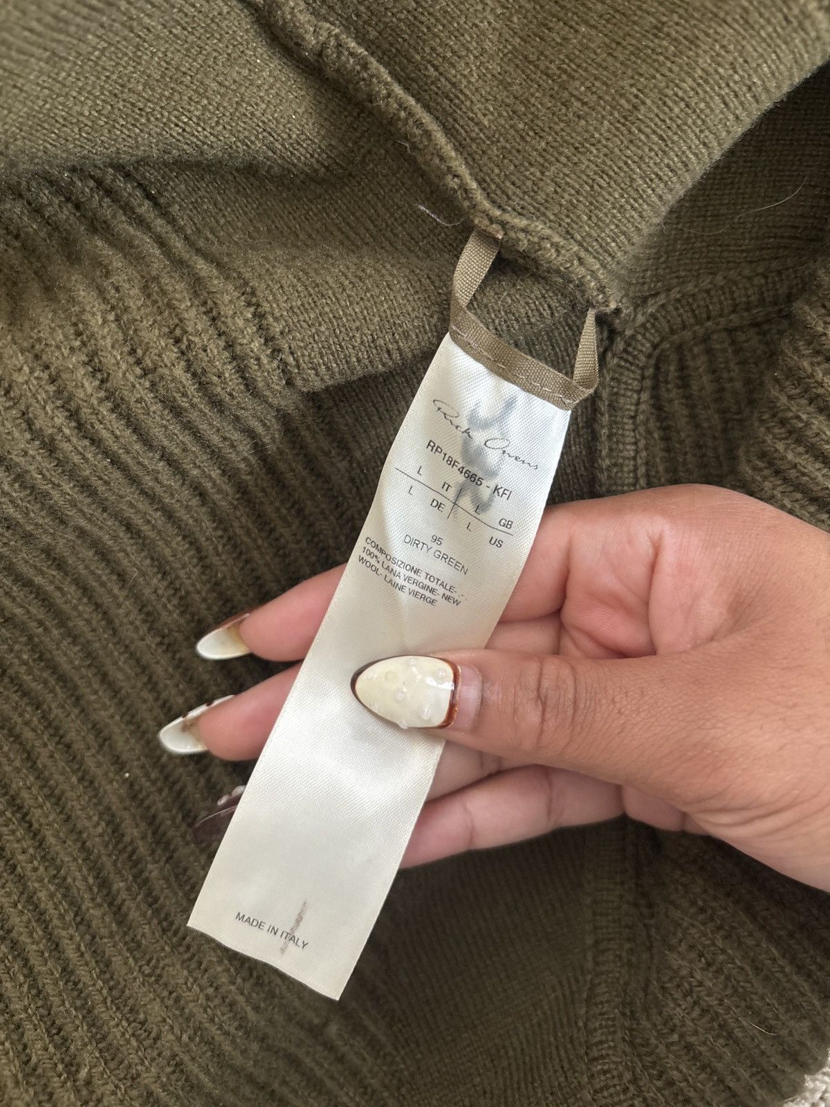 Rick Owens Sisyphus FW 18 Sweater