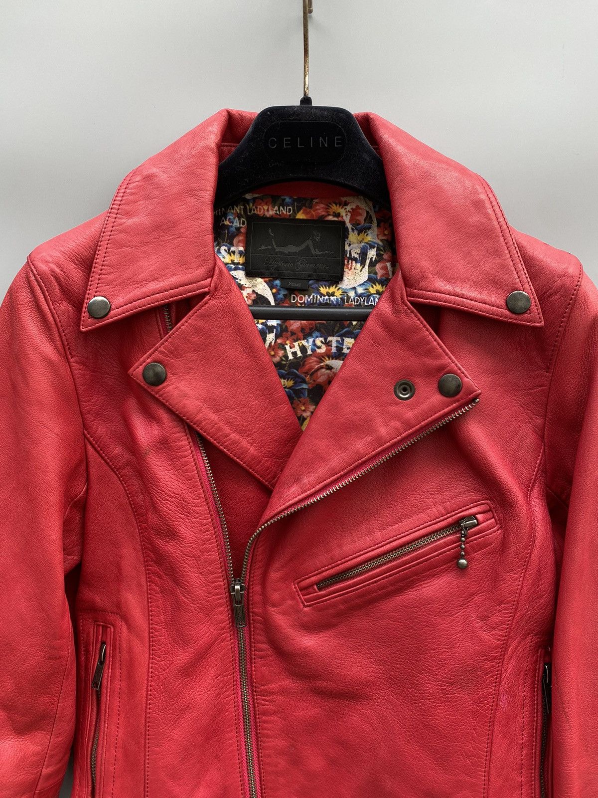 Hysteric Glamour A/W 2014- Hysteric Glamour- Double Rider Leather Jacket Size S / US 4 / IT 40 - 2 Thumbnail