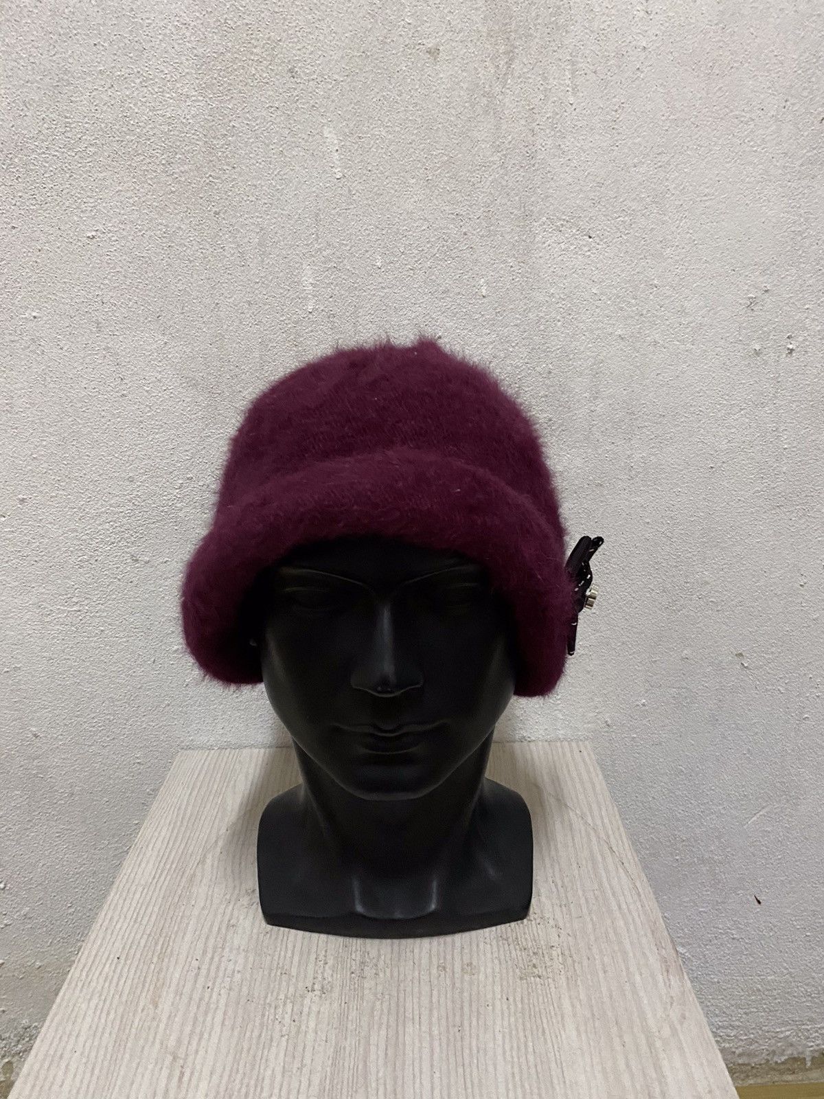 Japanese Brand × Vintage Japanese Brand Plain Beanie Hat Size ONE SIZE - 2 Thumbnail