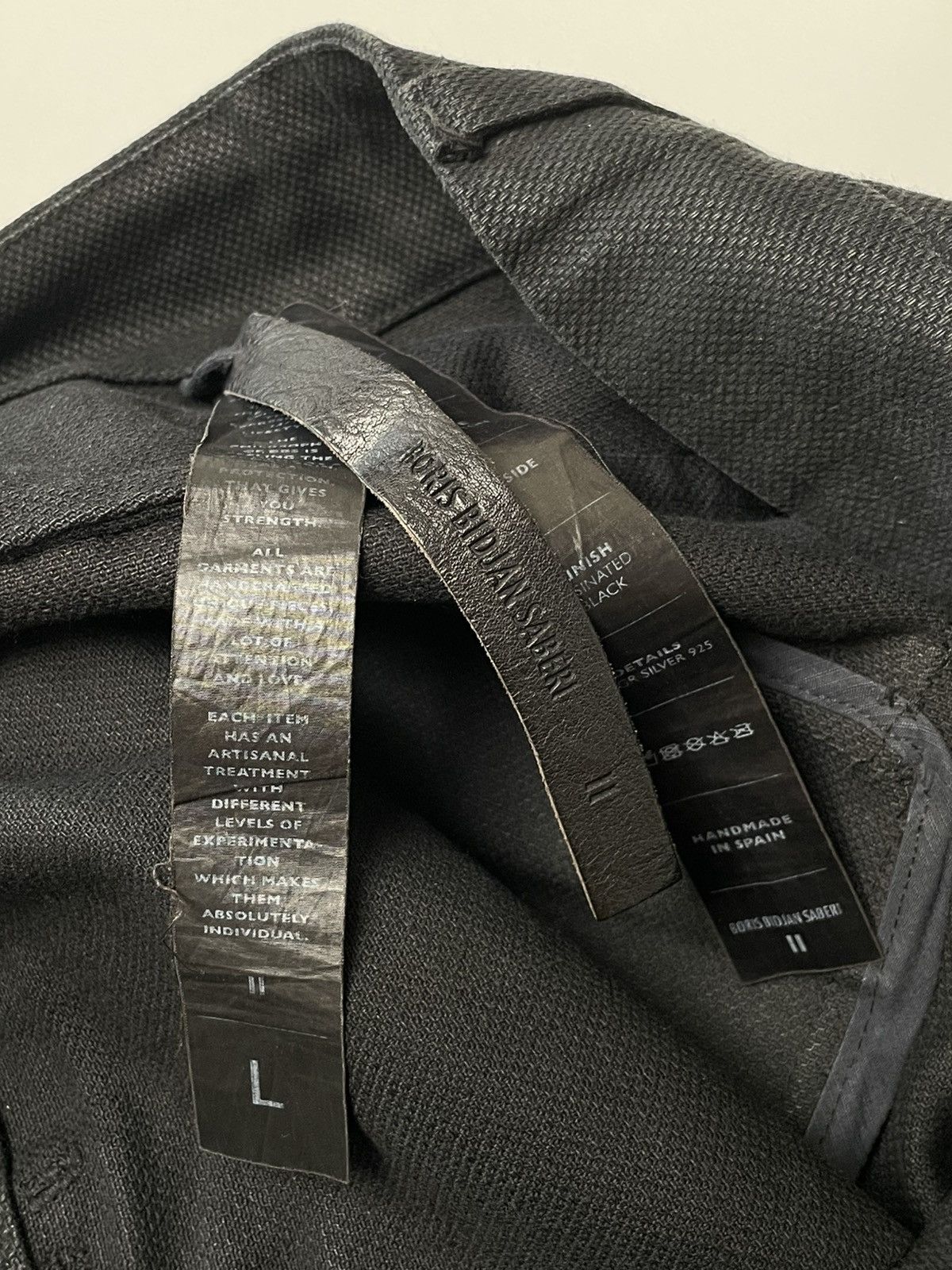 Boris Bidjan Saberi Boris Bidjan Saberi P13 light wax AW13-14 Black Denim Jeans Size US 32 / EU 48 - 8 Thumbnail