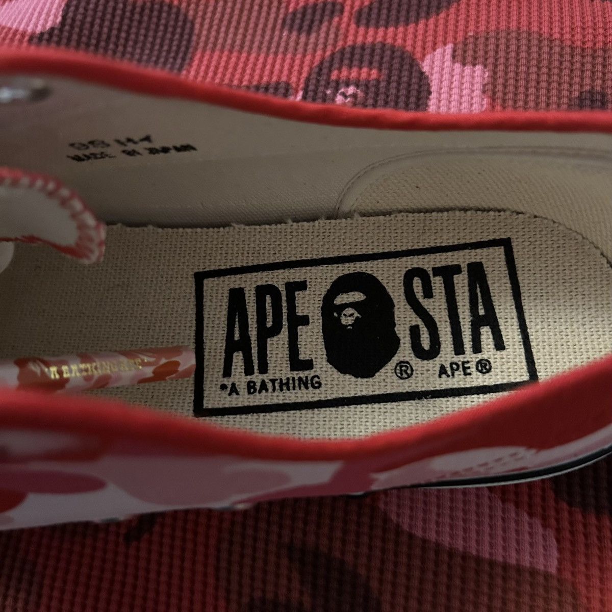 Bape BAPE Pink ABC Camo “Side Tape” APESTA Shoes Size US 9.5 / EU 42-43 - 9 Thumbnail