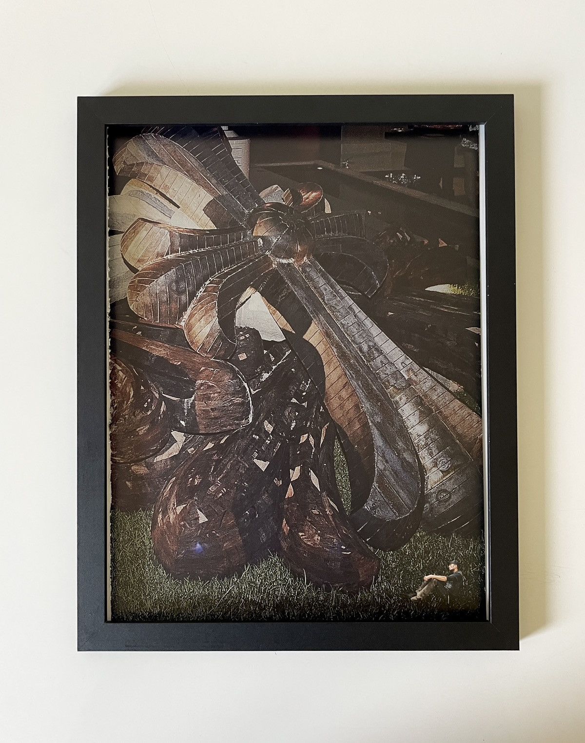 Chrome Hearts × Vintage Chrome Hearts close up wooden Cross Framed poster 9x11 Size ONE SIZE - 1 Thumbnail