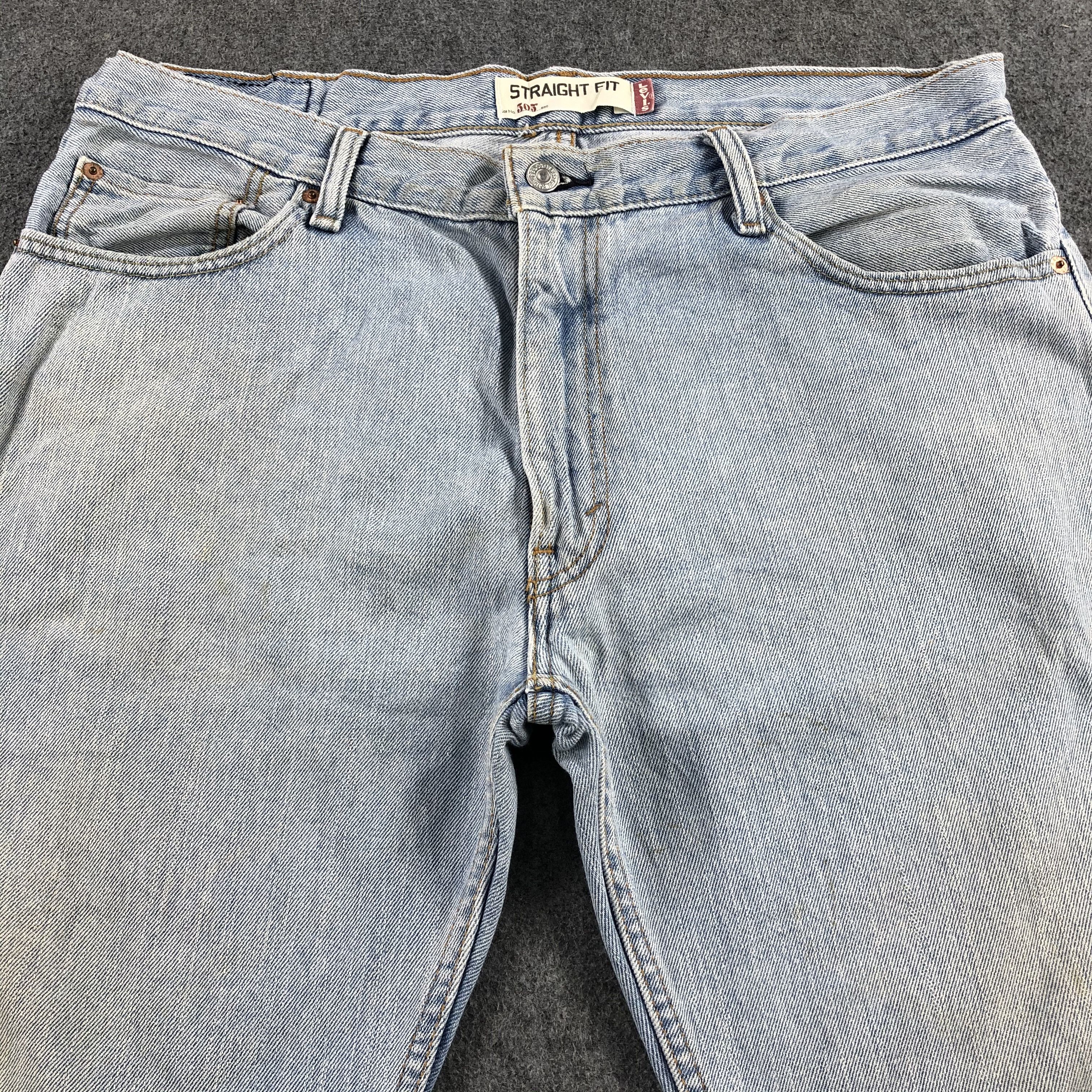 Levi's Vintage Light Wash Levis 505 Jeans-J2125 Size US 38 / EU 54 - 3 Thumbnail
