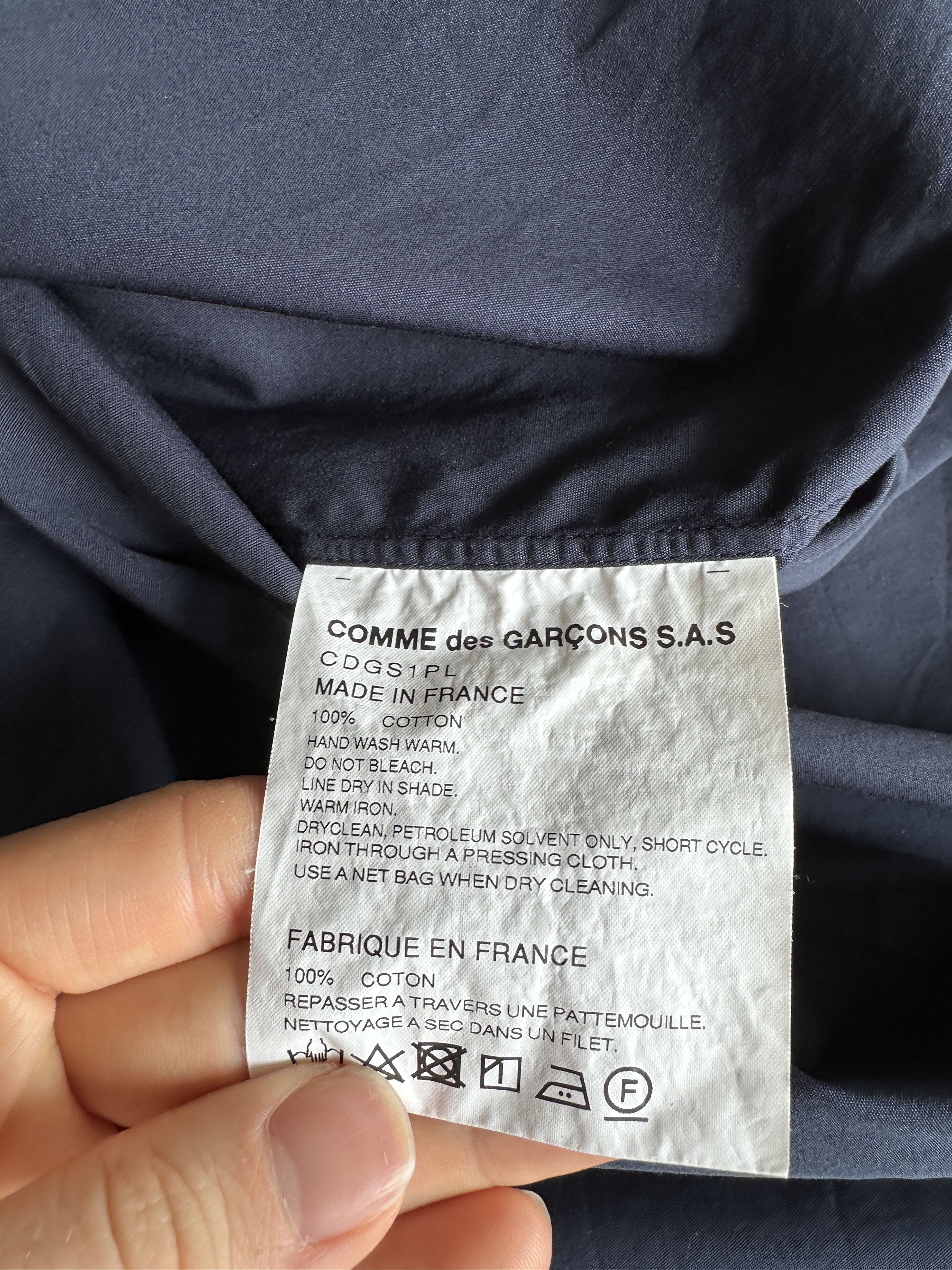 Comme des Garcons Comme des Garcons SHIRT Button Up Shirt Size US XL / EU 56 / 4 - 4 Thumbnail