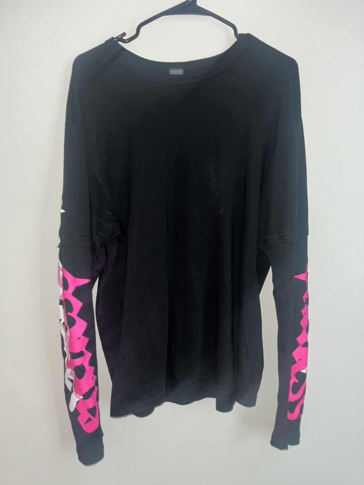 Endless Endless Denim Black/Pink Long Sleeve Thermal Tee Size US M / EU 48-50 / 2 - 1 Thumbnail