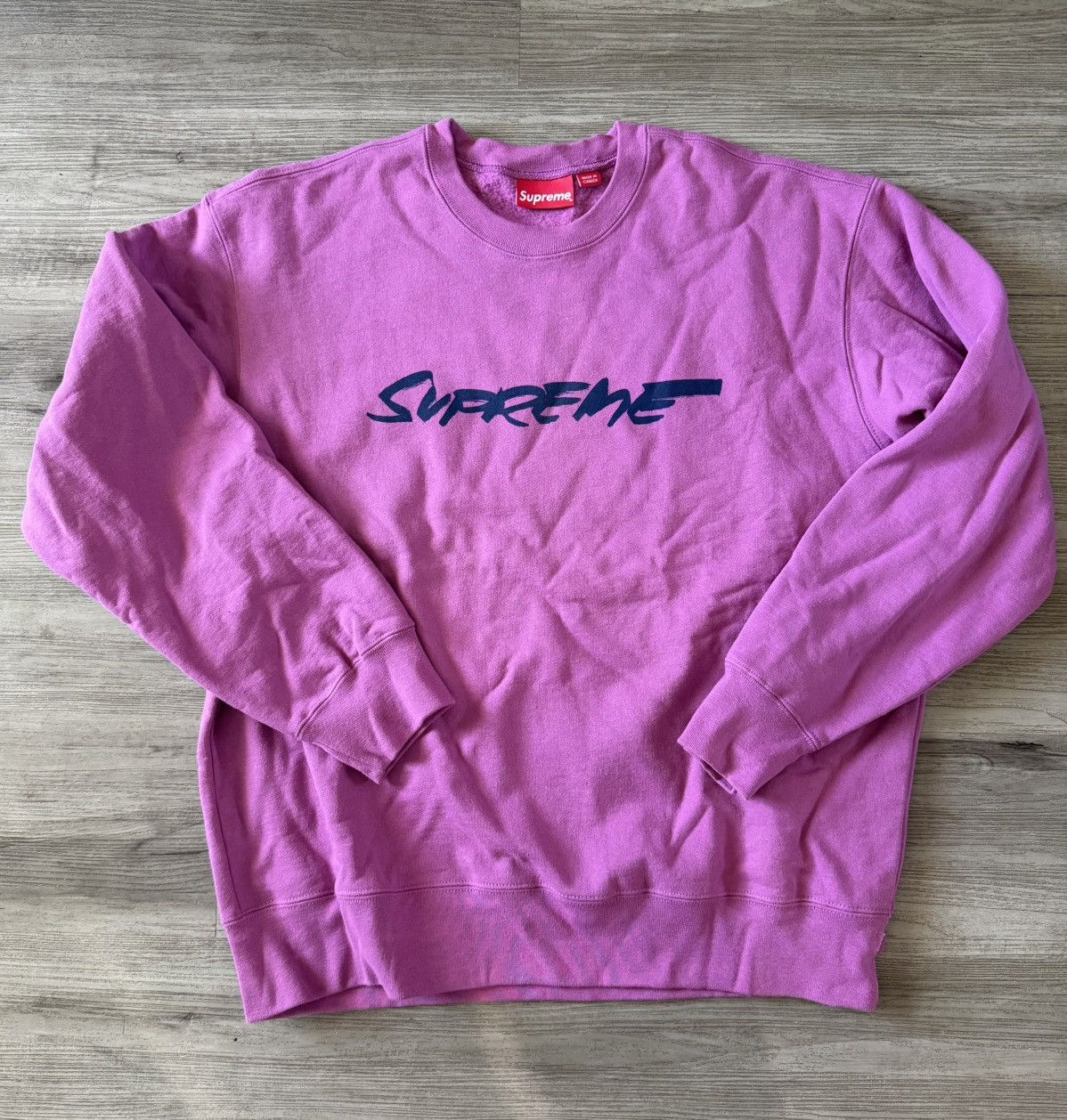 Futura × Supreme Supreme Futura Logo Crewneck Sweatshirt Size US L / EU 52-54 / 3 - 1 Thumbnail