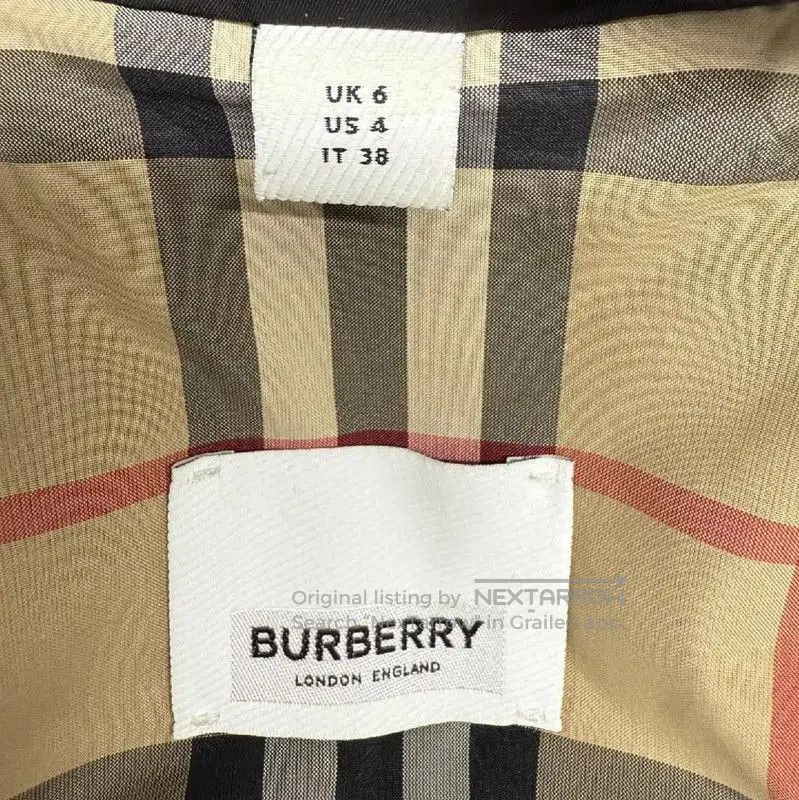 Burberry Burberry Black Polyester Women's Trench Coat. Size M / US 6-8 / IT 42-44 - 3 Thumbnail