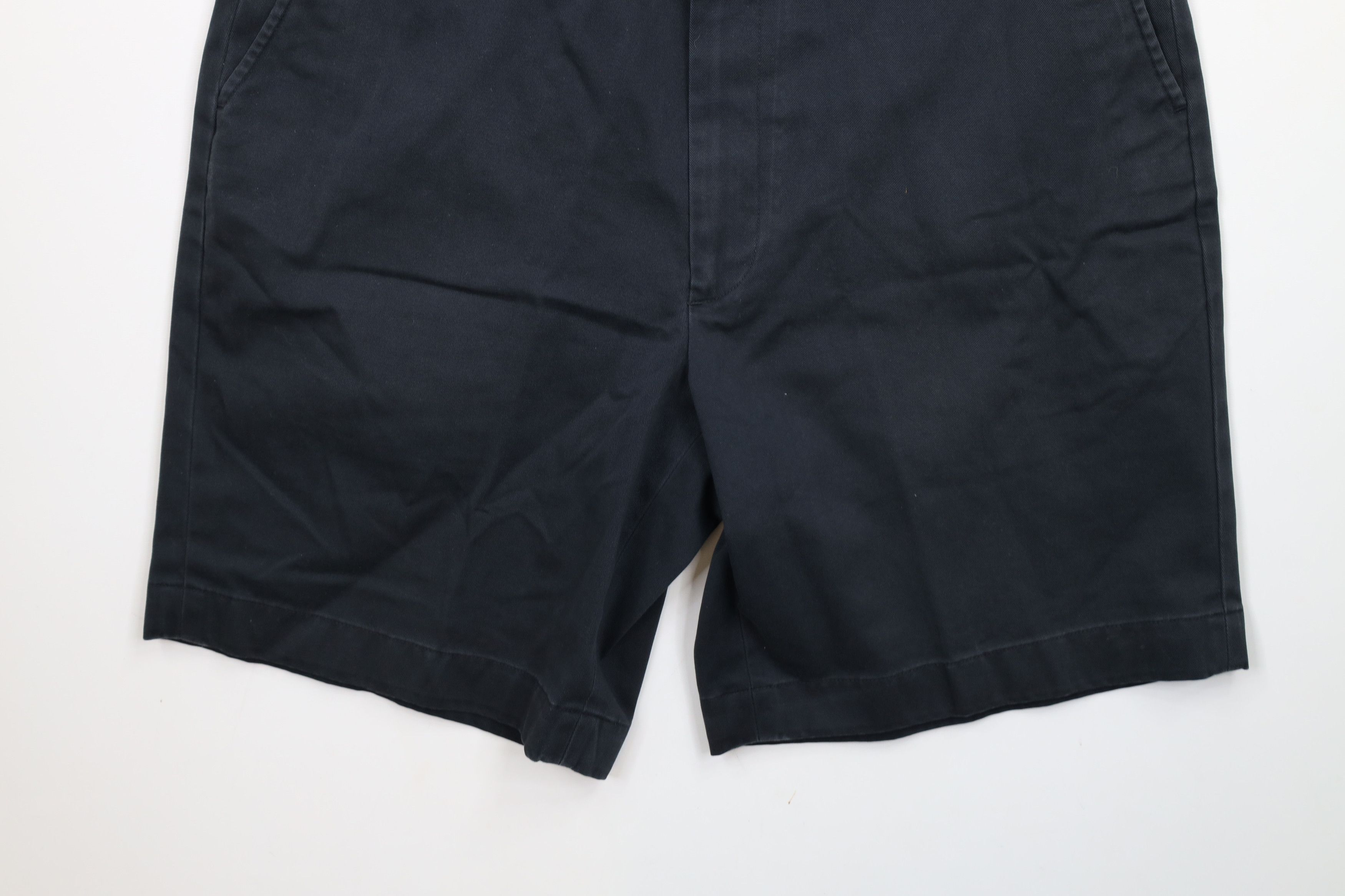 Brooks Brothers × Vintage Vintage Brooks Brothers Heavyweight Chino Shorts Navy Blue Size US 35 - 4 Thumbnail
