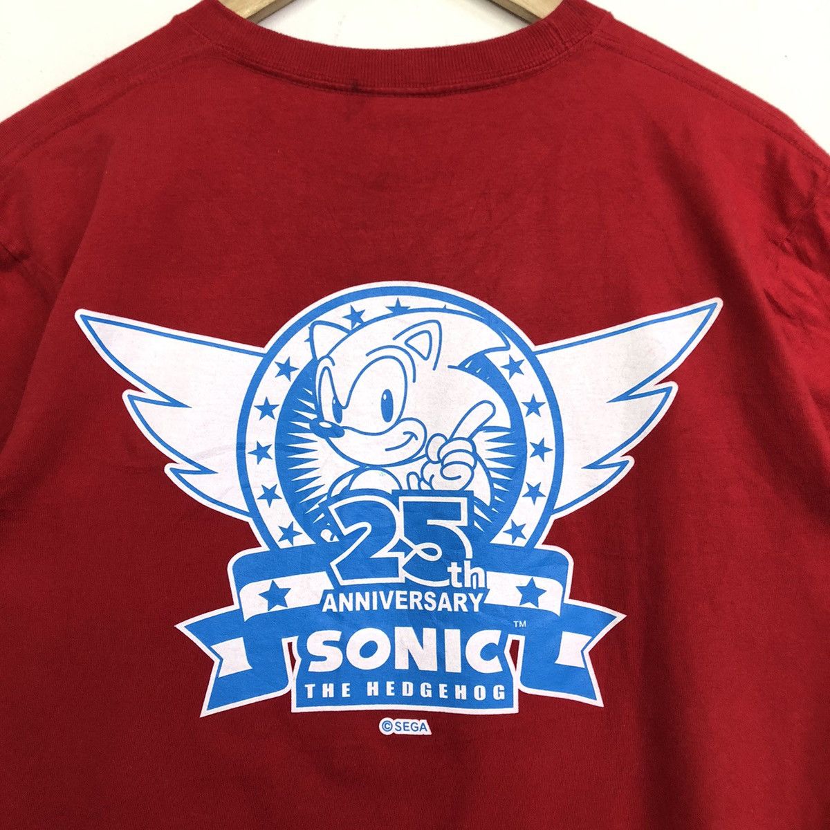 Playstation Sega Sonic The Hedgehog Anniversary 25 years Tshirt Size US M / EU 48-50 / 2 - 3 Thumbnail