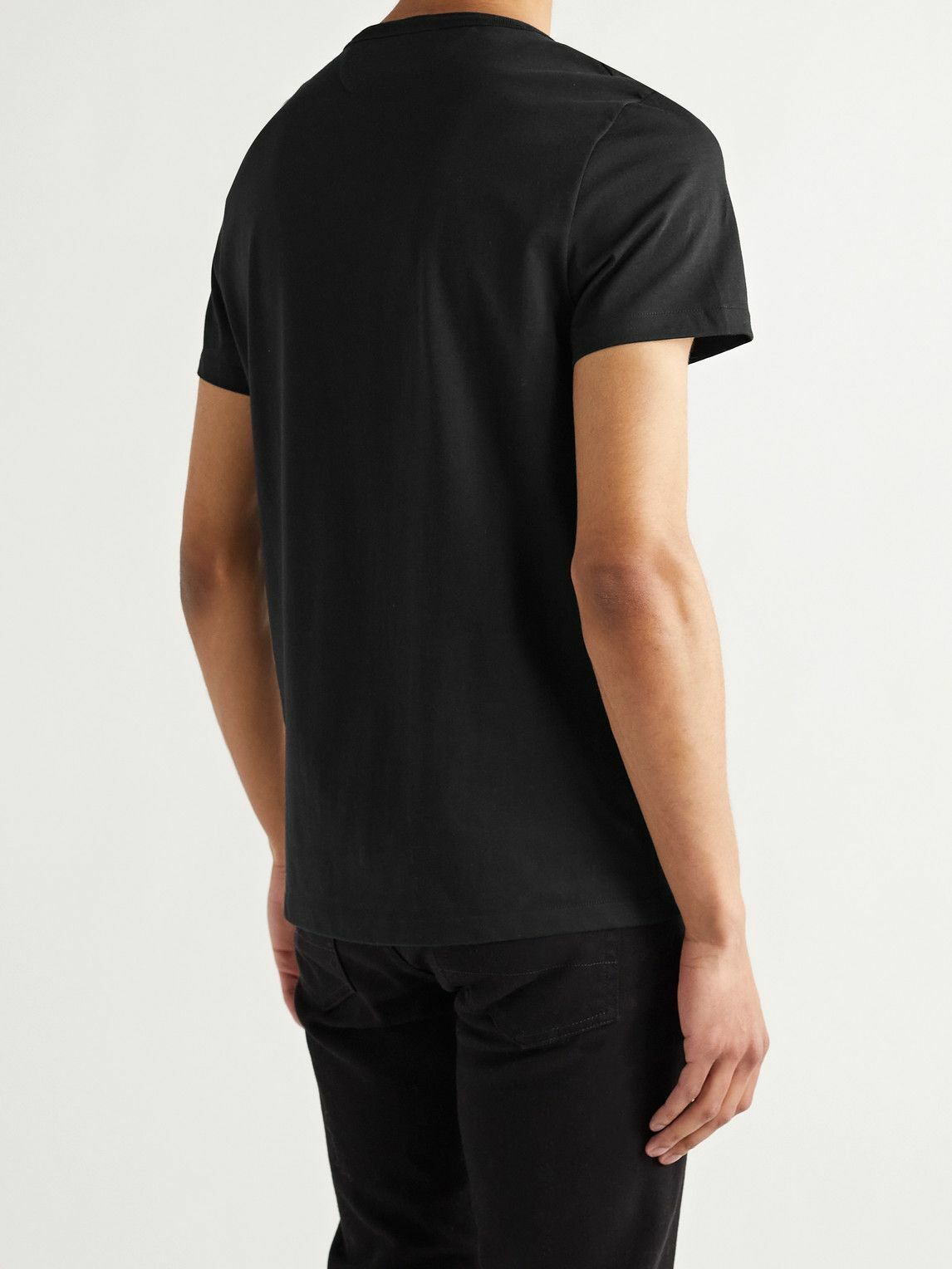 Tom Ford o1w1db10125 TFJ827 T-Shirt in Black Size US M / EU 48-50 / 2 - 3 Thumbnail