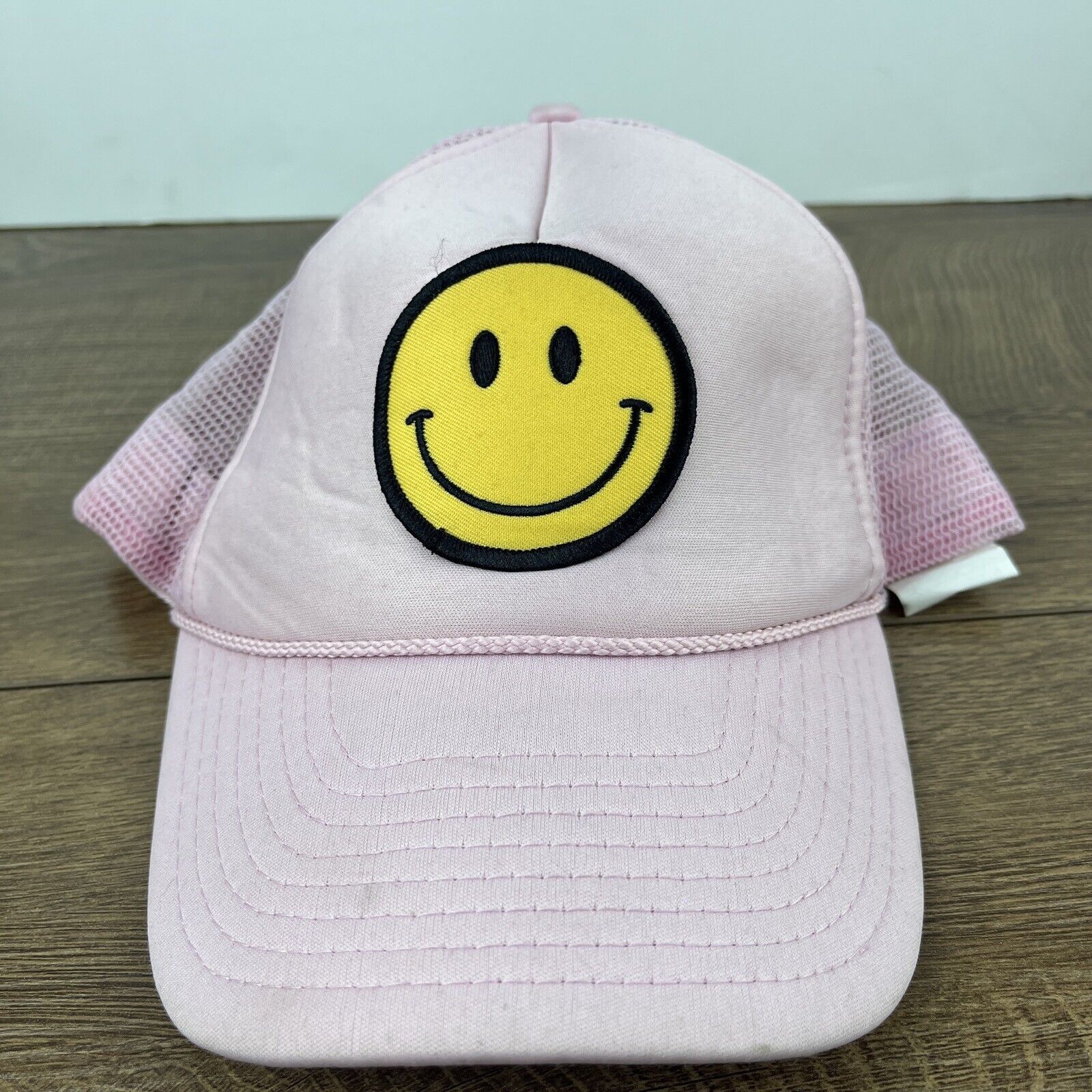 Other Smiley Face Snapback Hat Smile Hat Pink Hat Adjustable Adult Size ONE SIZE - 4 Thumbnail