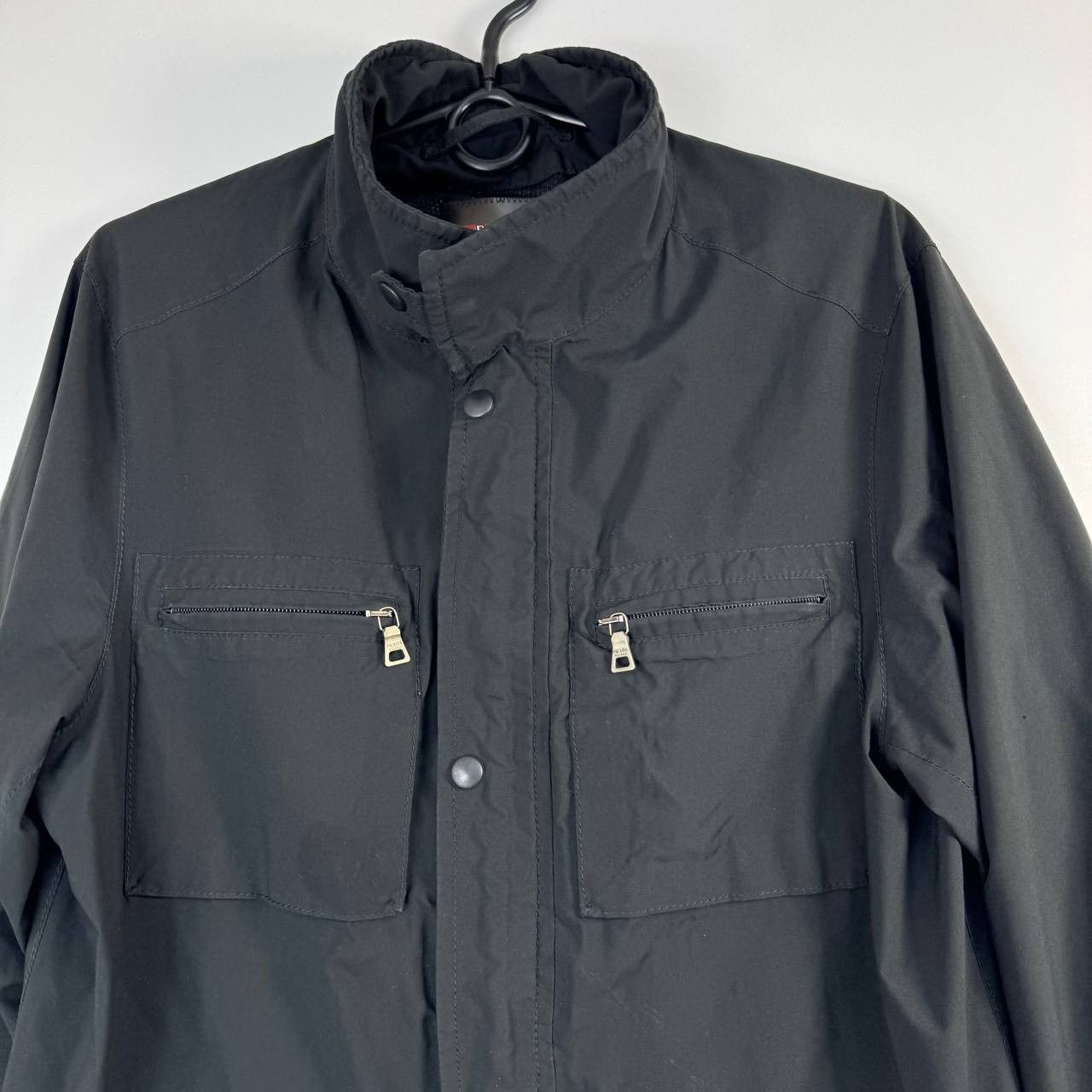 Prada Prada Sport SGV848 Black Jacket Full Zip Nylon Mens Size L Size US L / EU 52-54 / 3 - 2 Thumbnail