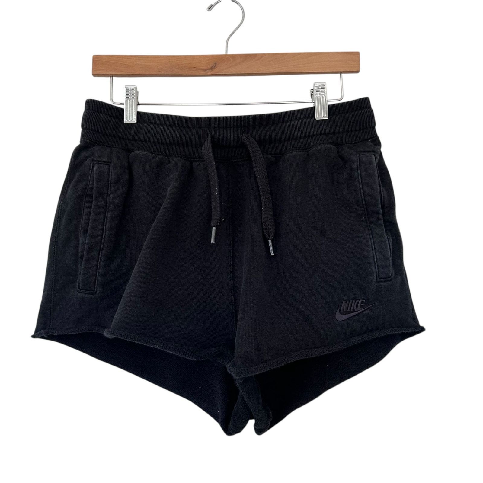 Nike Nike Black Sweat Shorts Sz M Size 30" / US 8 / IT 44 - 1 Thumbnail