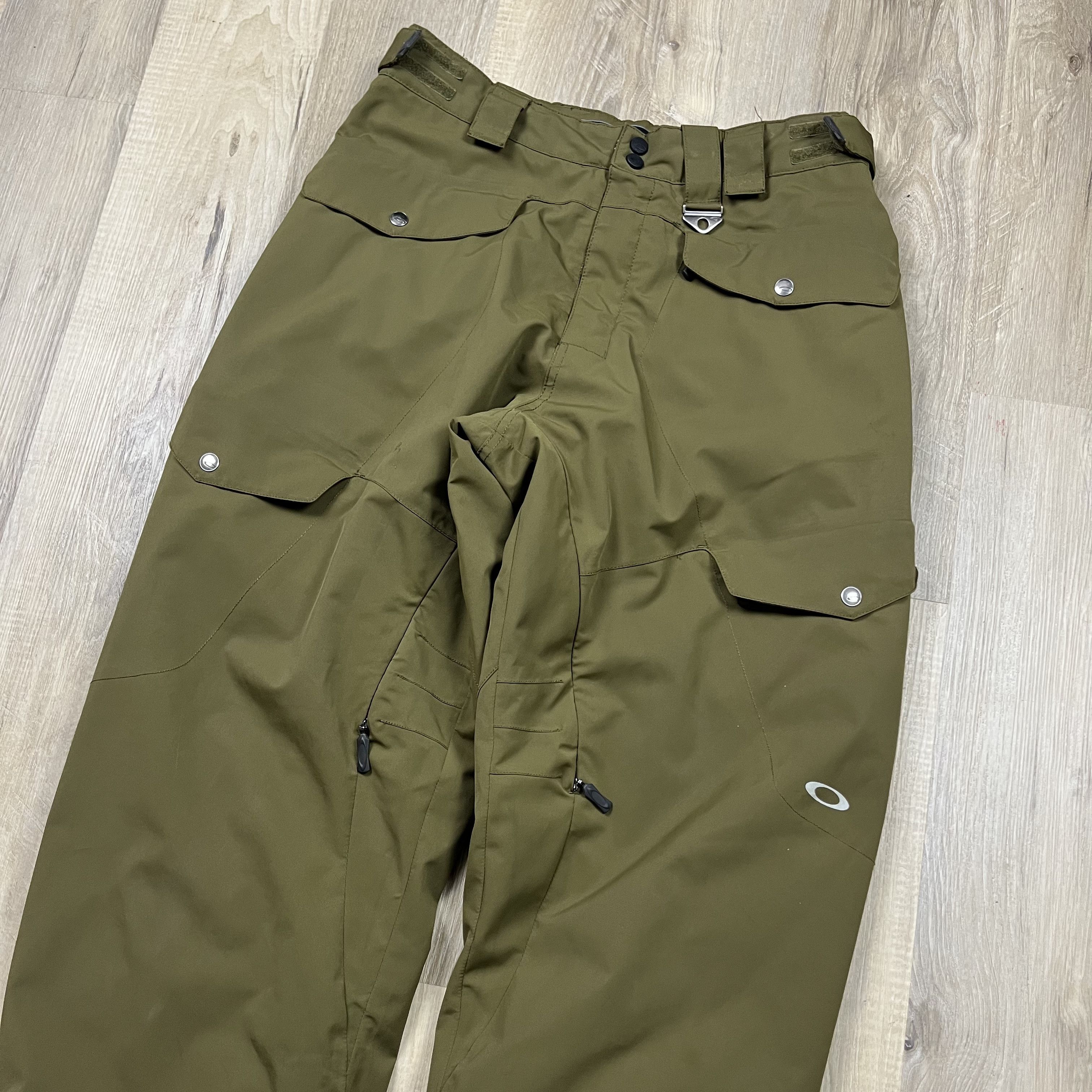 Oakley Y2K Oakley Snow Pants Olive Green Baggy Size Medium 34x30 Size US 34 / EU 50 - 1 Thumbnail
