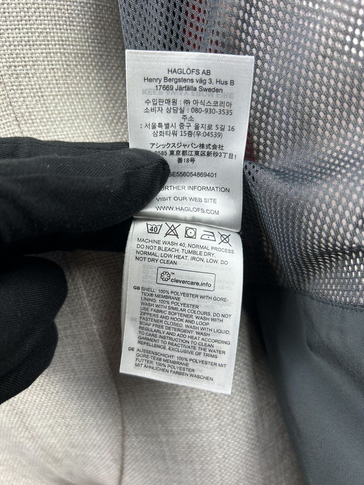 Goretex × Haglofs Haglofs Zodiac II GORE-TEX Jacket Orange Grey Outdoor Coat Size M / US 6-8 / IT 42-44 - 10 Thumbnail