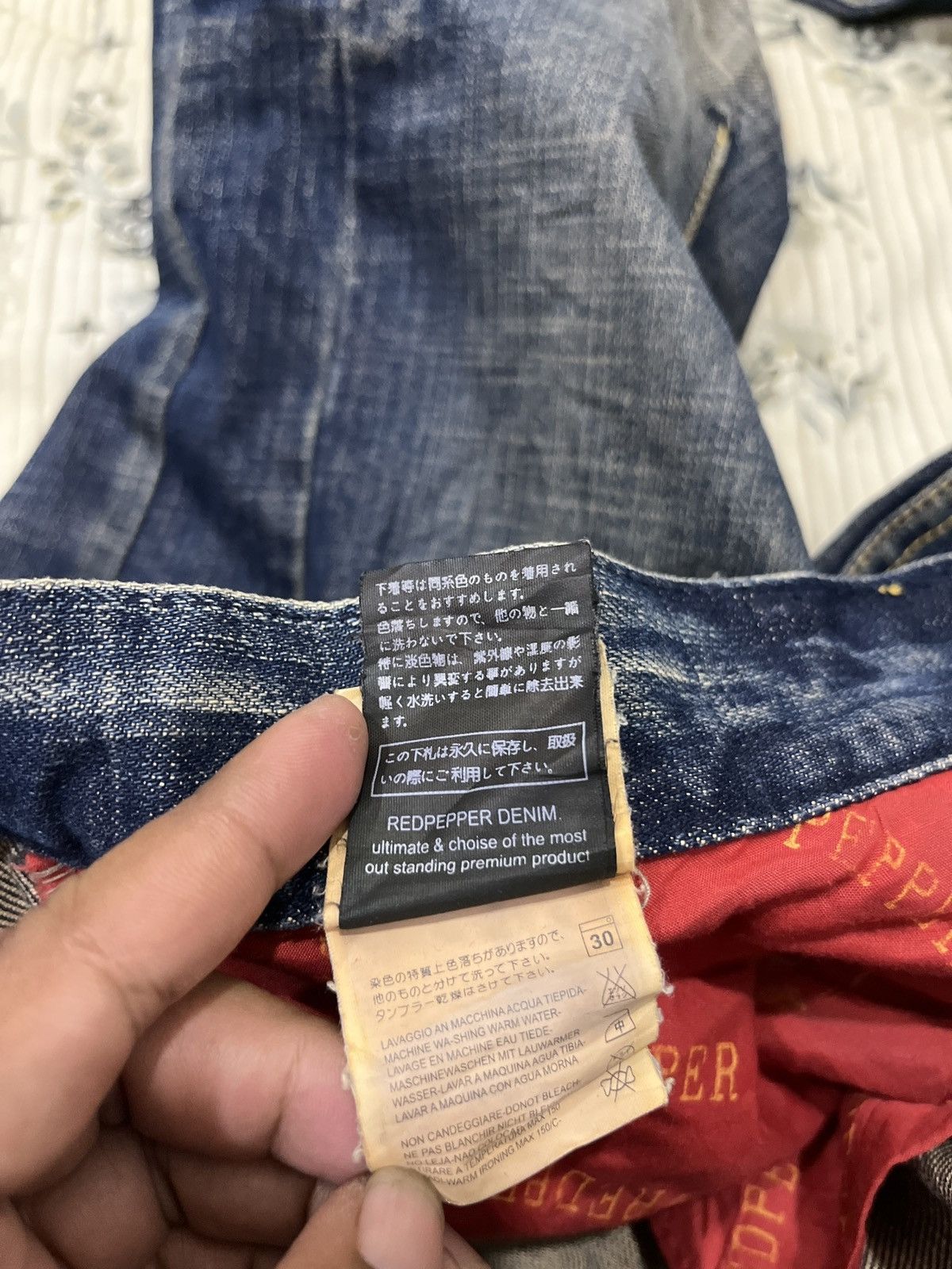 Japanese Brand 🔥🔥🔥ARCHIVE RED PEPPER GOLD LABEL DENIM Size 34" / US 12 / IT 48 - 12 Thumbnail