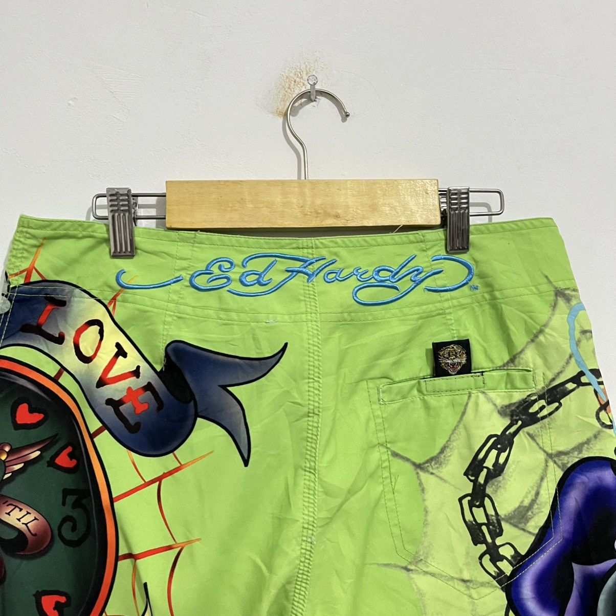 Ed Hardy Ed Hardy Tattoo Graphic Board Shorts Size US 30 / EU 46 - 11 Thumbnail