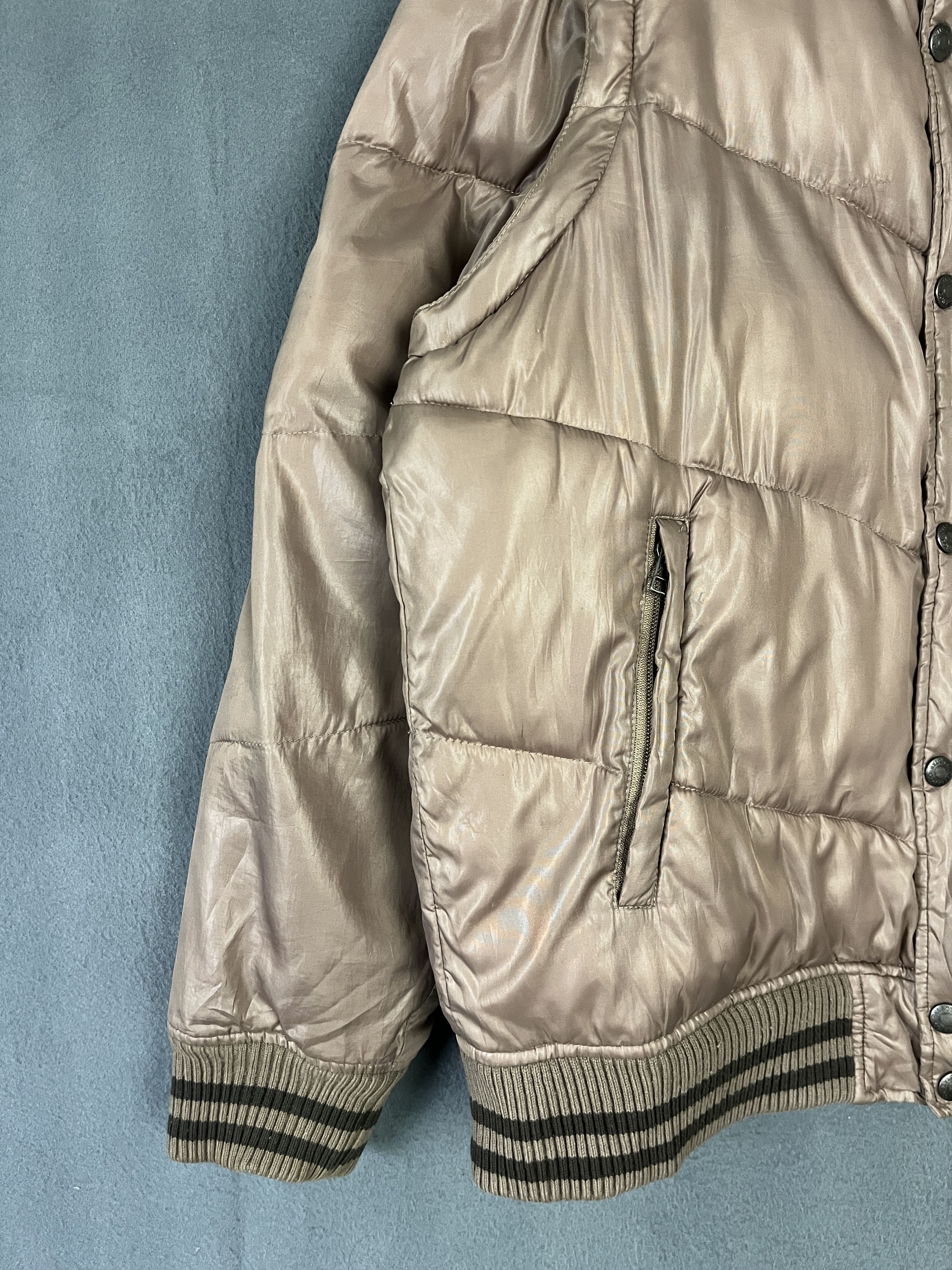 Converse Converse Puffer Down Detachable Sleeves Bronze Vest Jacket Size US L / EU 52-54 / 3 - 5 Thumbnail