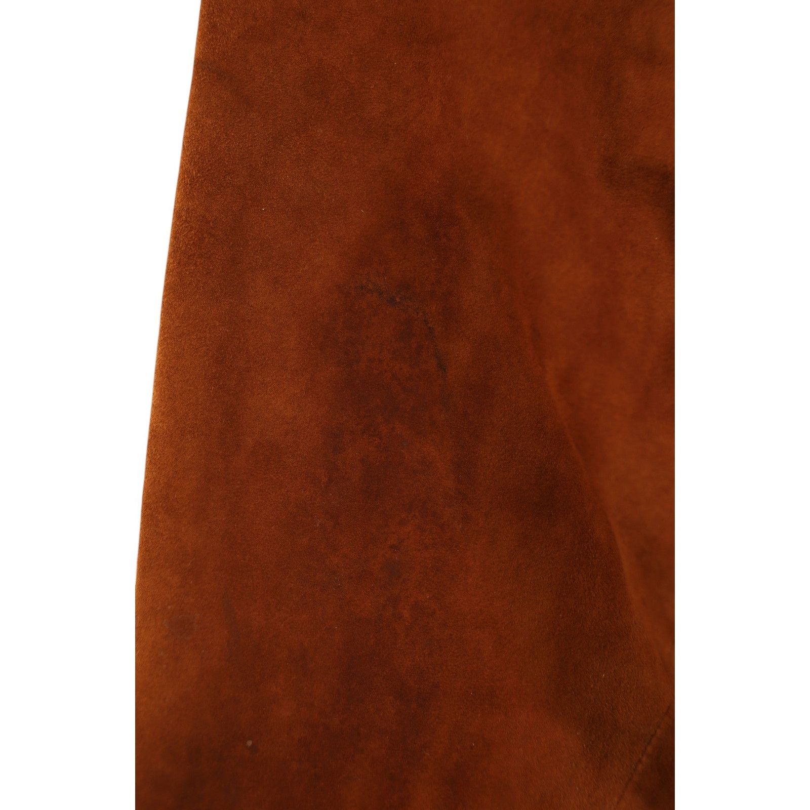 Yves Saint Laurent 1996 Goat Fur Suede Leather Lace Up Pants Size 26" / US 2 / IT 38 - 4 Thumbnail