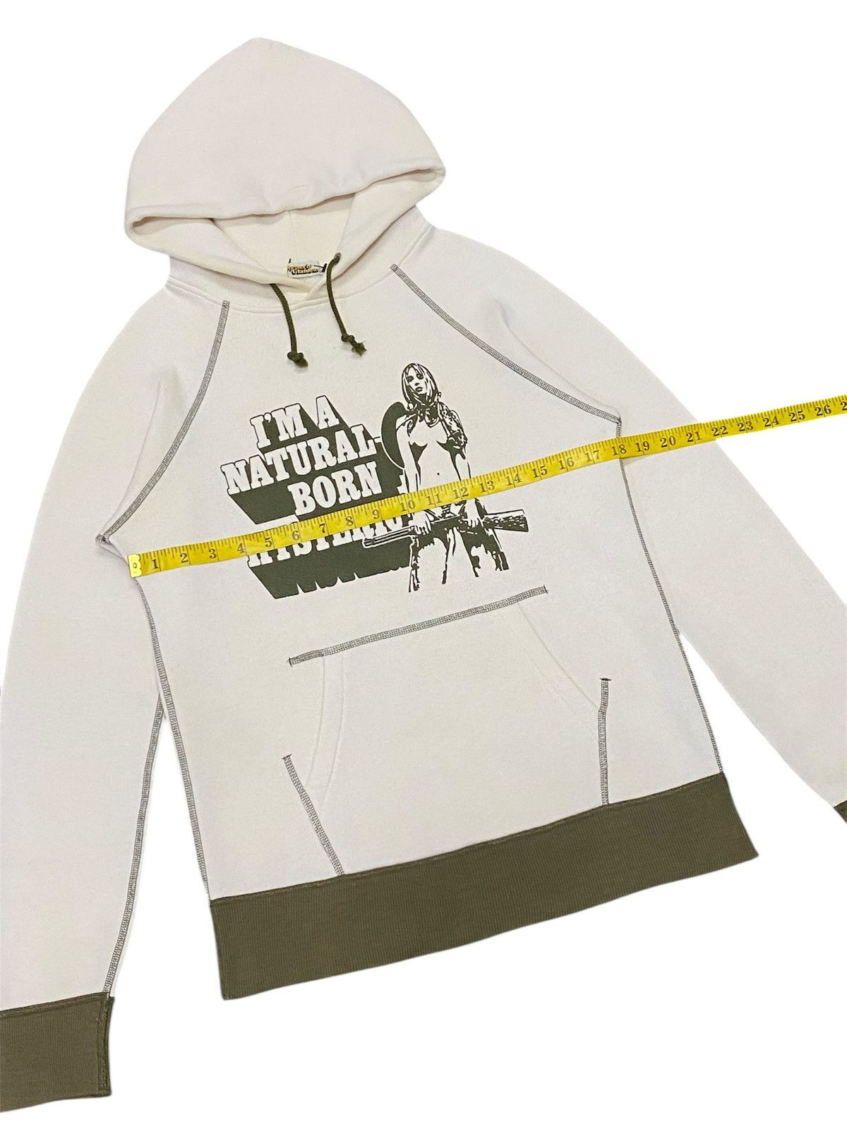 Hysteric Glamour × Japanese Brand Vintage Hysteric Glamour“I’M A NATURAL BORN HYSTERIC”Hoodie Size US M / EU 48-50 / 2 - 16 Thumbnail
