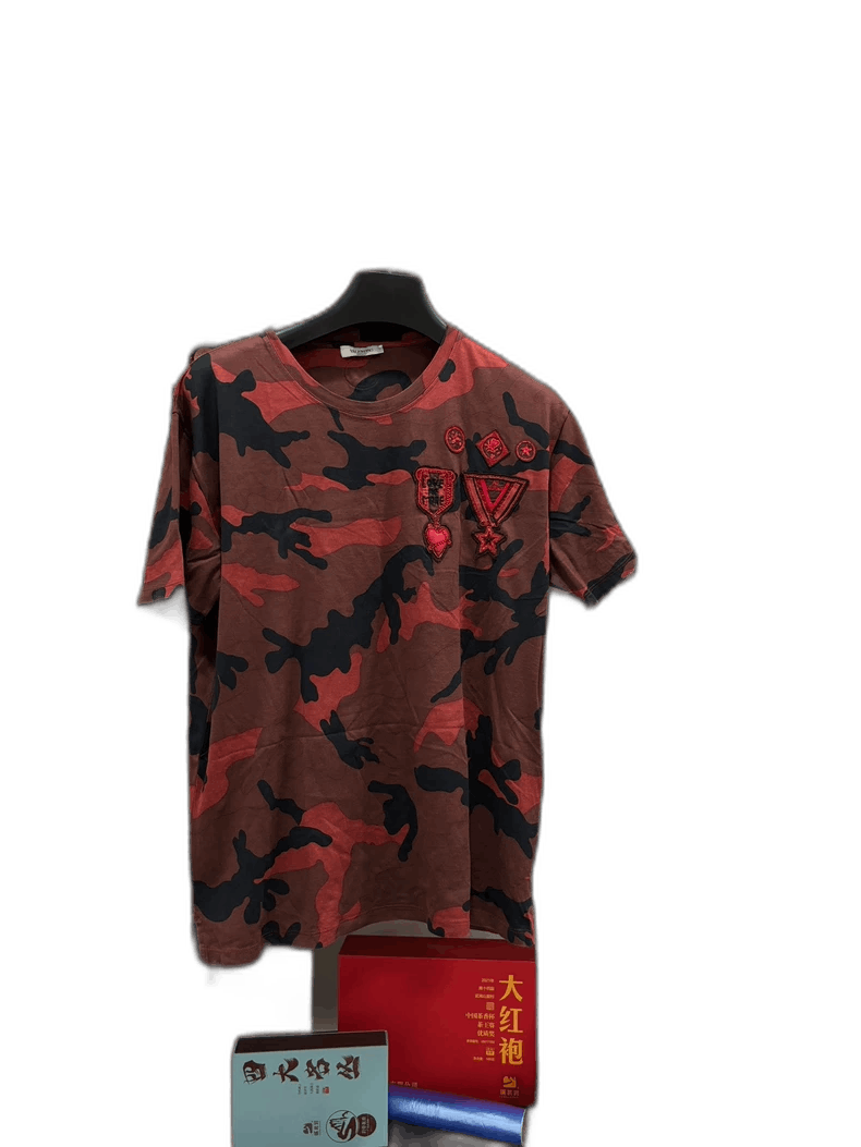 Valentino Valentino Camo Short Sleeve T-Shirt XL Size US XL / EU 56 / 4 - 1 Thumbnail