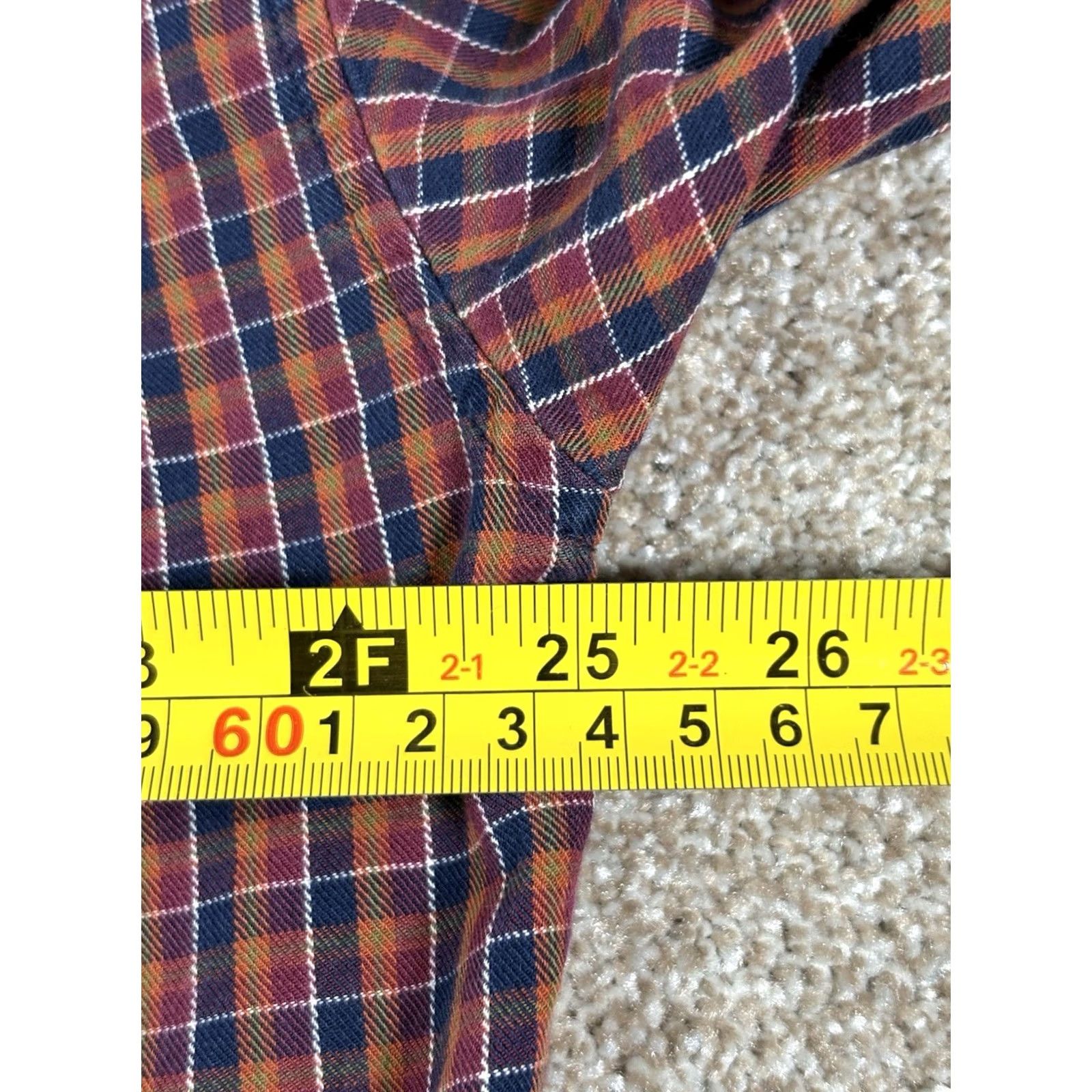 Dockers VINTAGE Dockers Plaid Long Sleeve Shirt Men Large Cotton Button Red 100% Size US L / EU 52-54 / 3 - 6 Thumbnail
