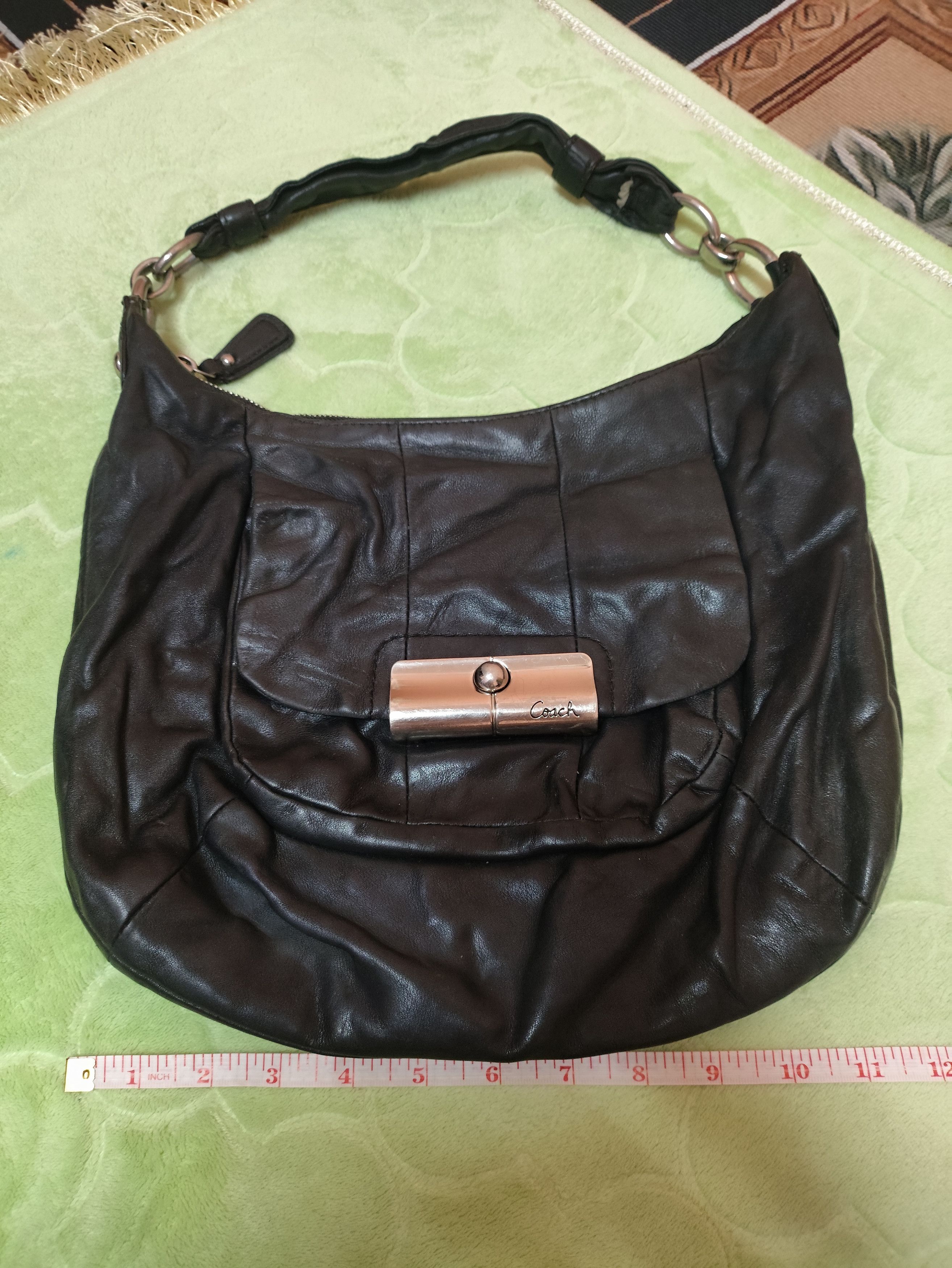 Coach × Leather × Vintage Vintage Leather Coach Hobo bag (Nice black leather) Size ONE SIZE - 1 Thumbnail