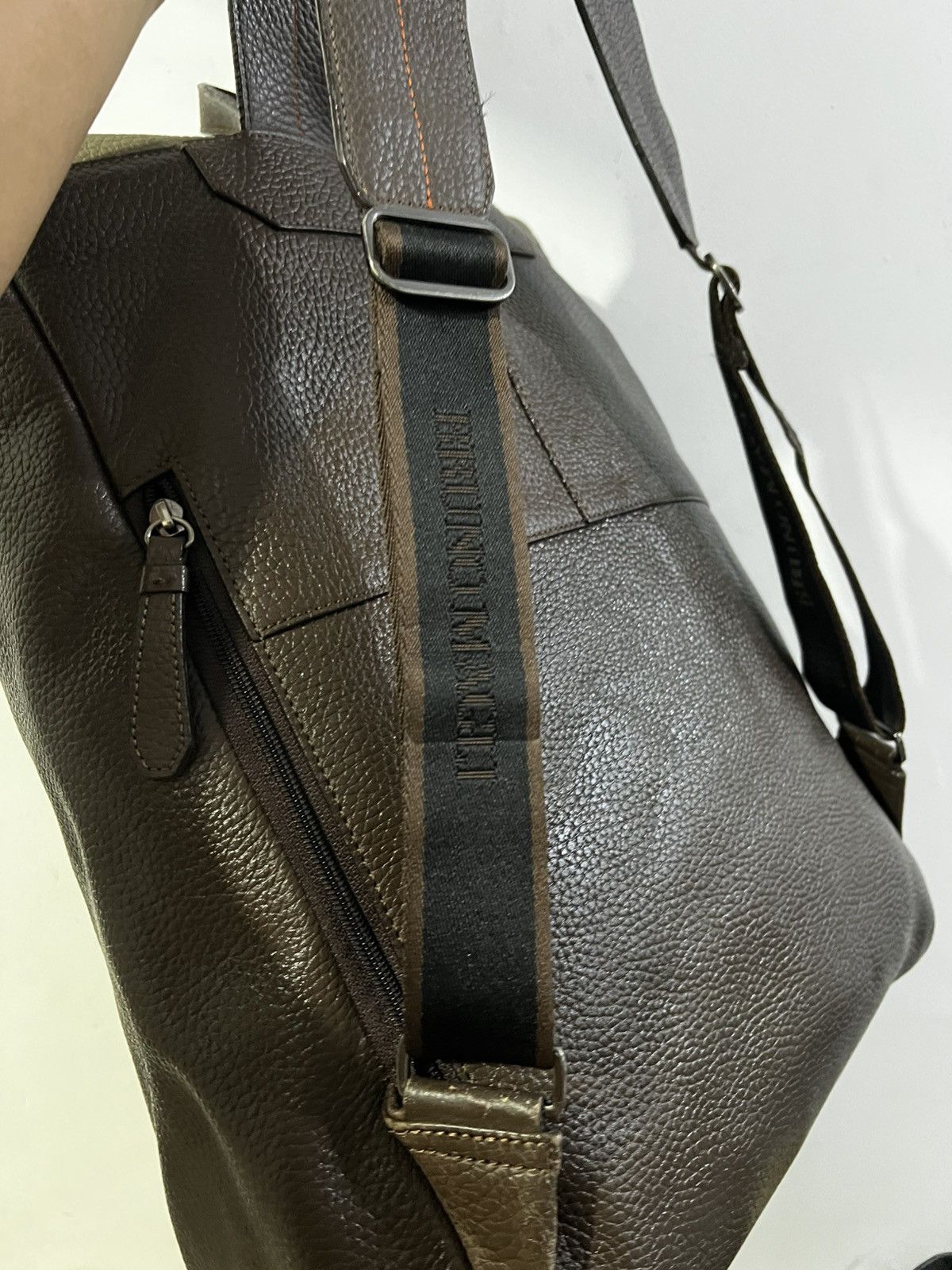 Bruno Magli Bruno Magli Paco Pebble Leather Casual Backpack AW13 Size ONE SIZE - 13 Thumbnail