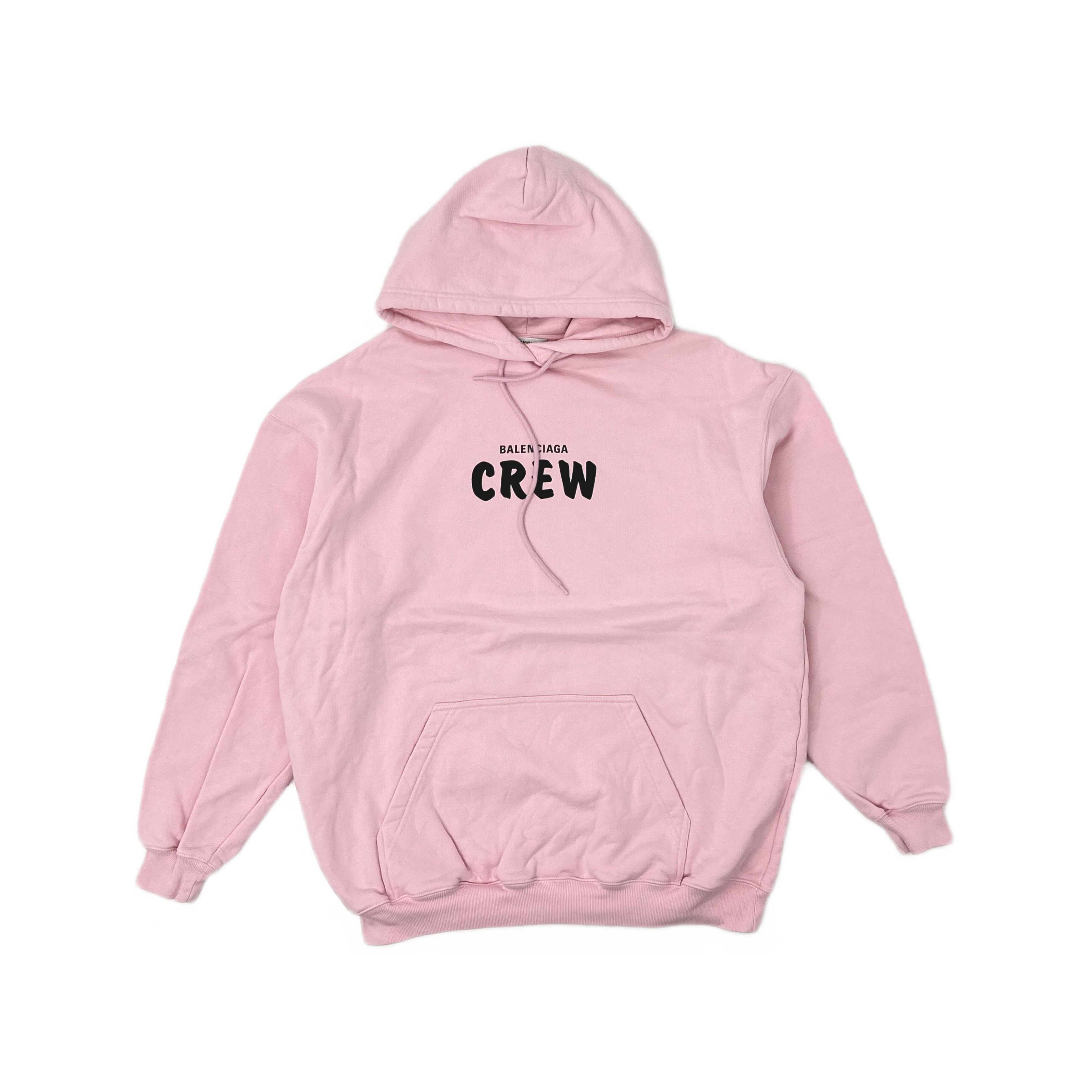 Balenciaga Balenciaga Pink Crew Logo Hoodie Size XS Size XS / US 0-2 / IT 36-38 - 1 Thumbnail