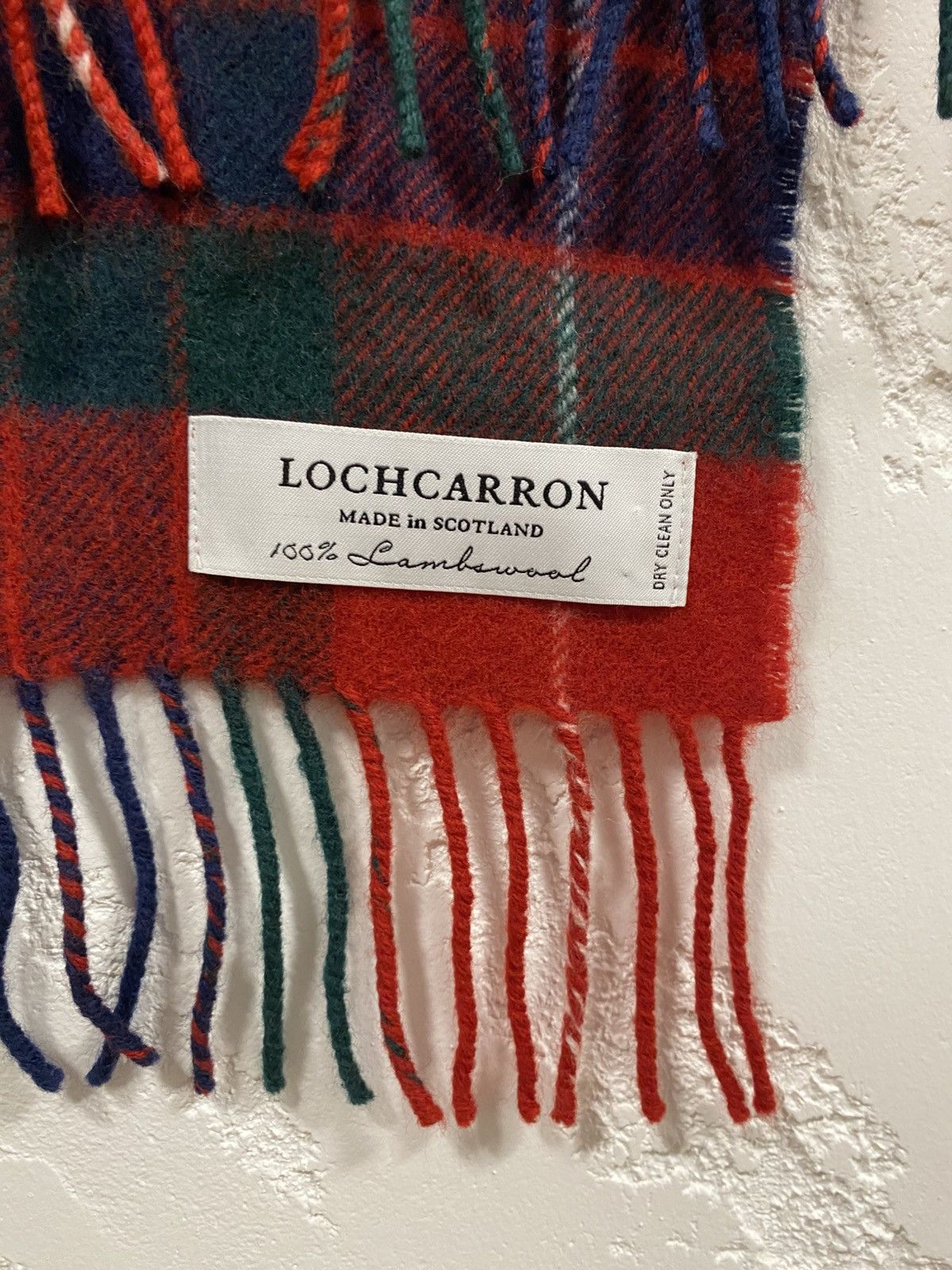 Other Lochcarron Checkered Lambswool Long Scarf Made in Scotland Size ONE SIZE - 2 Thumbnail