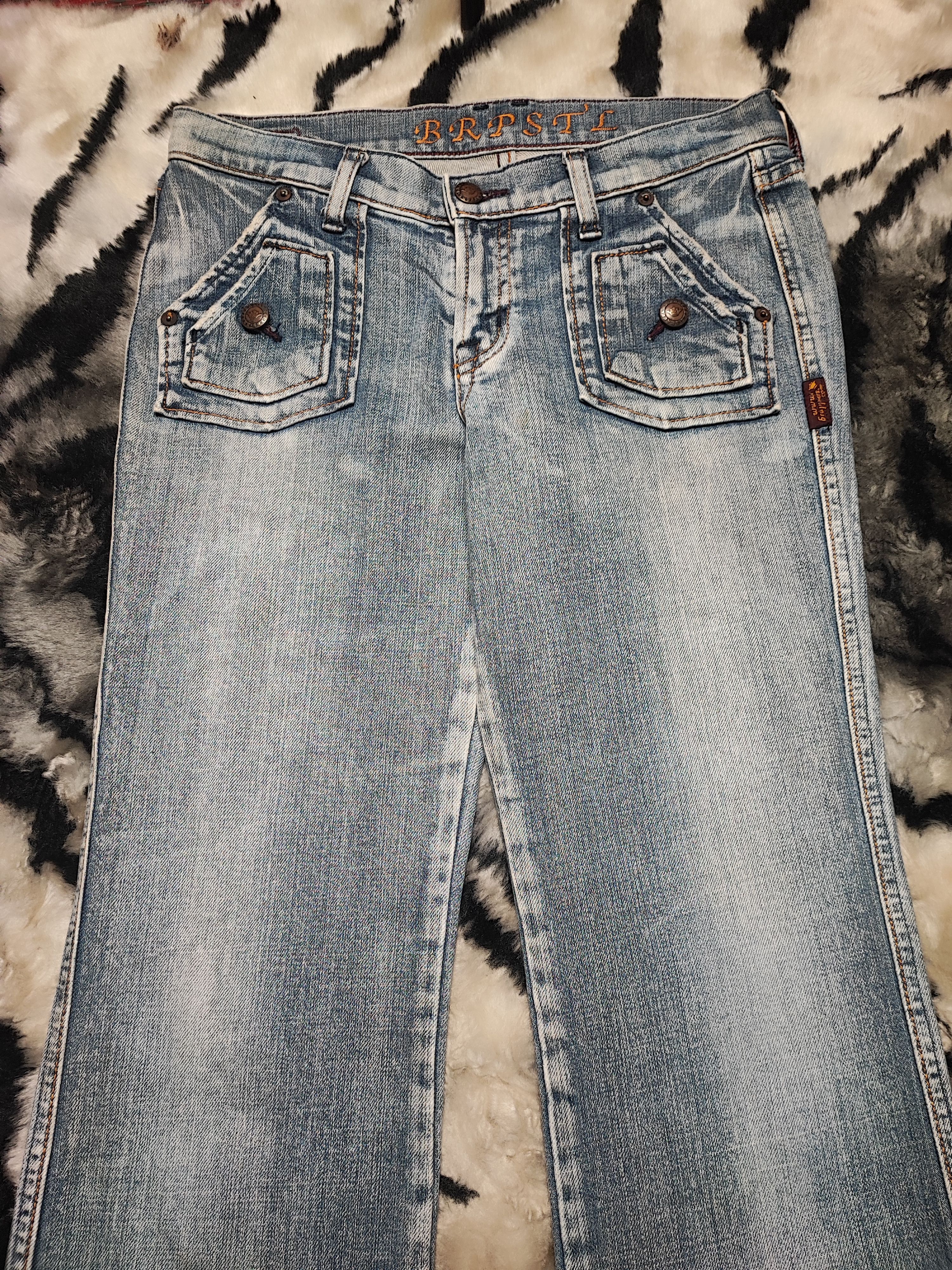 Jean Vintage Brappers Bootcut Flared Jeans Size 29" - 4 Thumbnail
