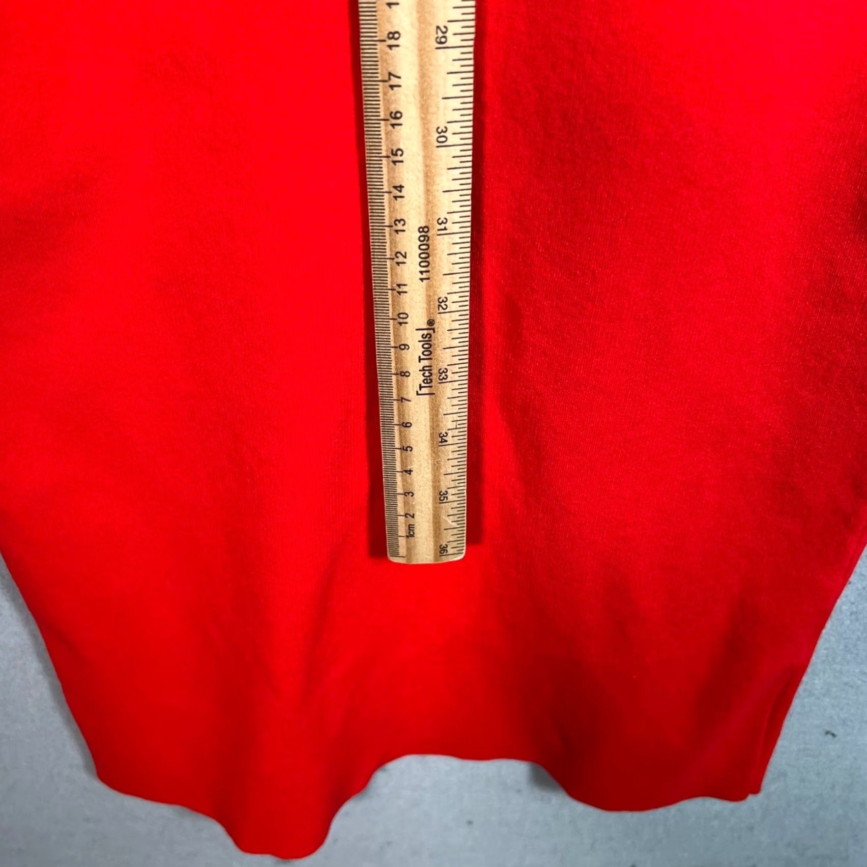 Vintage Emory Park Womens M Red One-Shoulder Midi Dress W/ Cutouts & Back Slit Bodycon - Adult, Regular, Solid, Sleeveless, Spring Summer, Womens, Dress Size M / US 6-8 / IT 42-44 - 6 Thumbnail