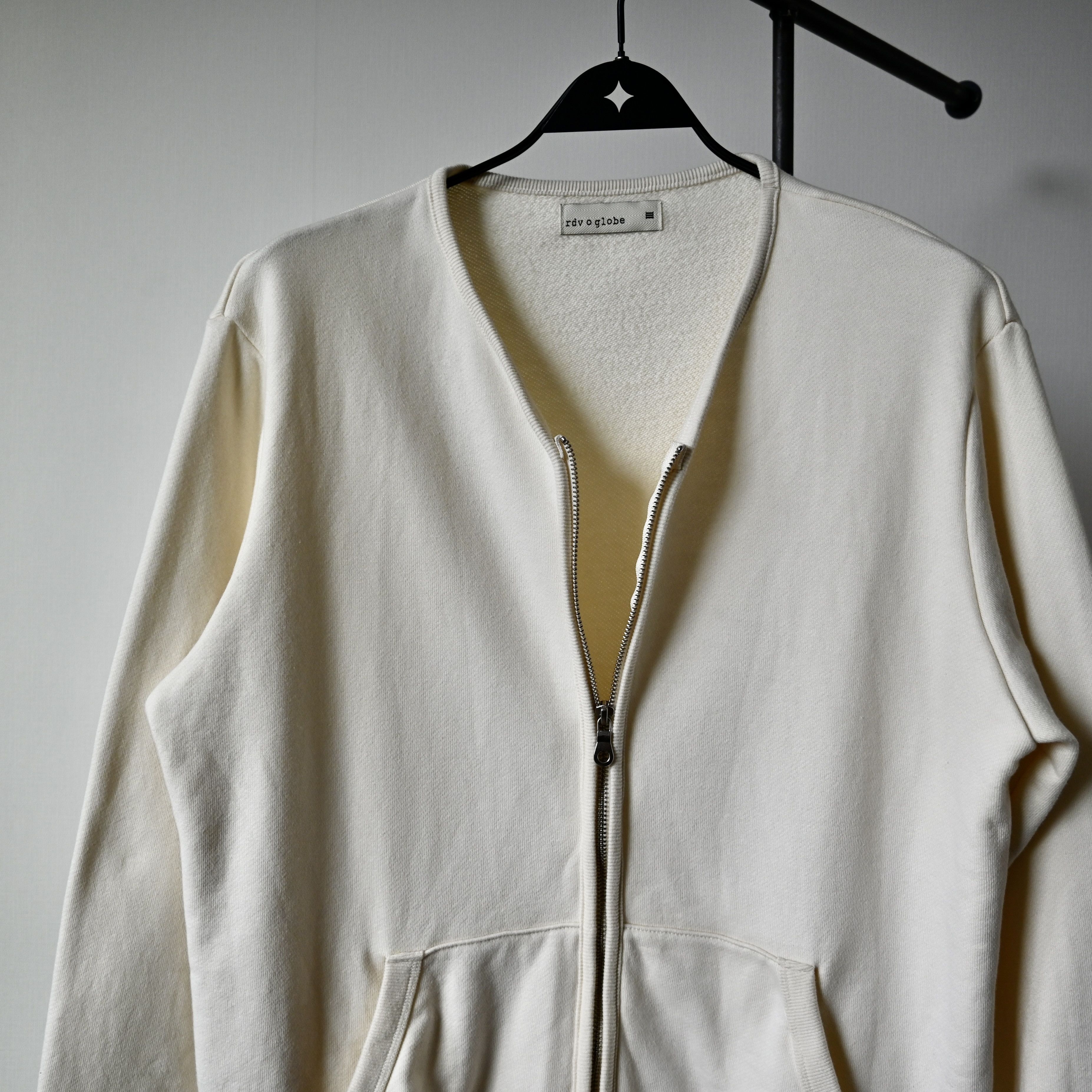 rdv o globe MINT, rdv o globe zip-up french terry cardigan made in Japan Size US L / EU 52-54 / 3 - 6 Thumbnail