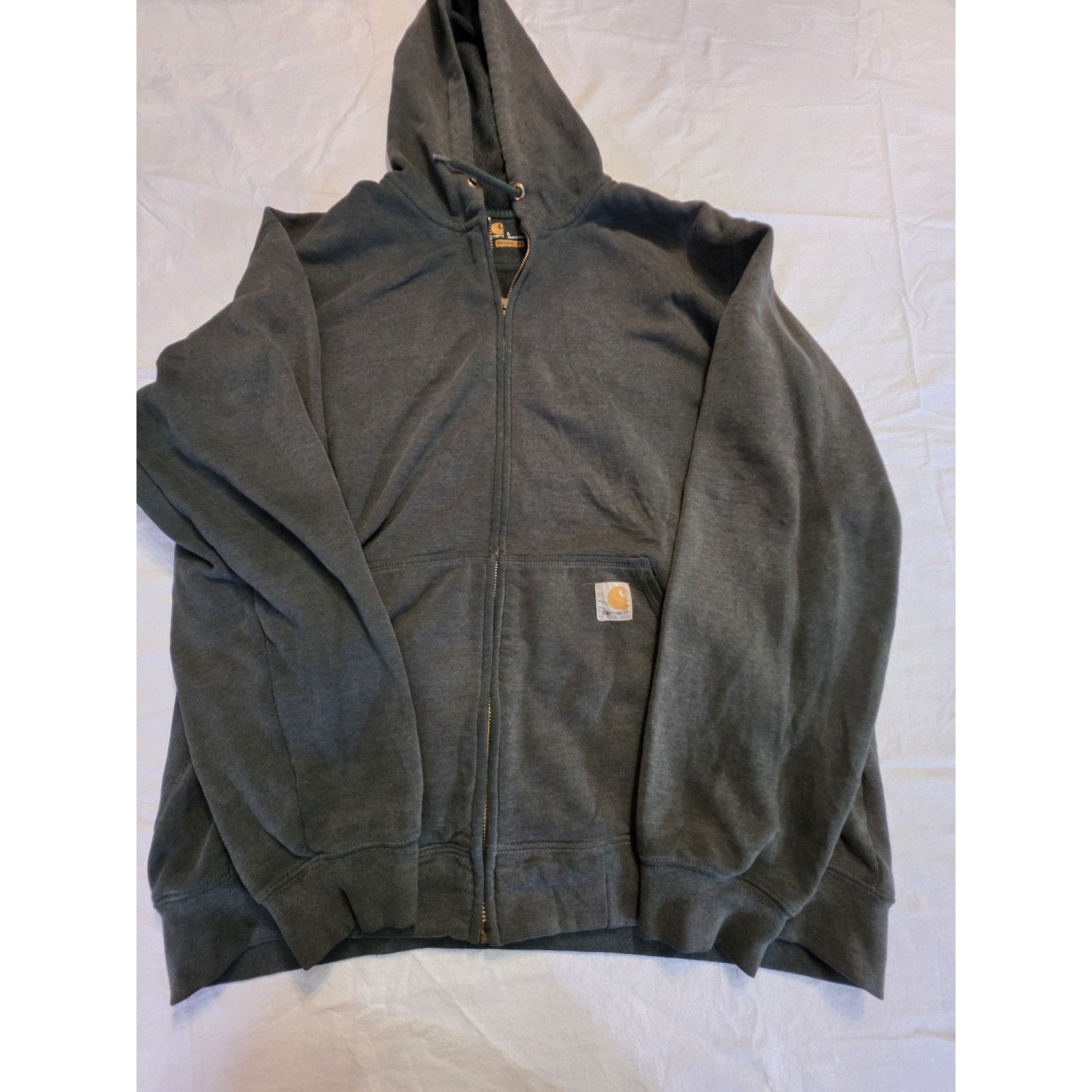 Carhartt Carhartt Men's Gray Sweatshirt with Missing Zipper Pull Size US L / EU 52-54 / 3 - 1 Thumbnail