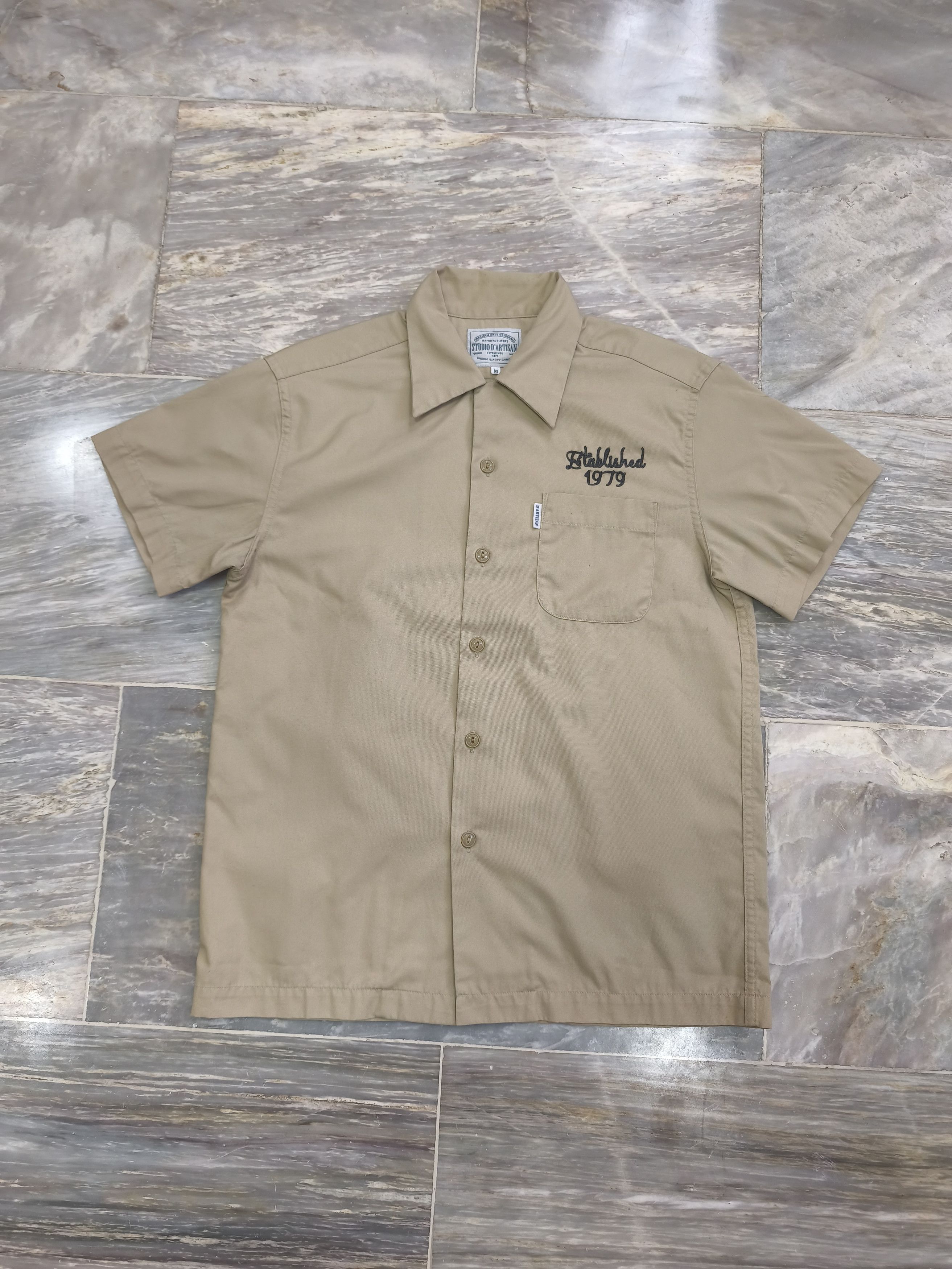 Studio D'Artisan Studio D' Artisan Bowling Shirt Size US M / EU 48-50 / 2 - 1 Thumbnail