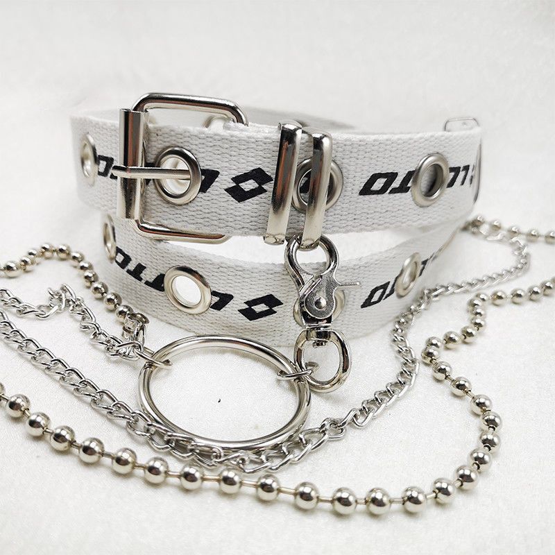 Designer Vintage Vintage Belt Riveted Belts Menswear Accessories Size ONE SIZE - 1 Thumbnail