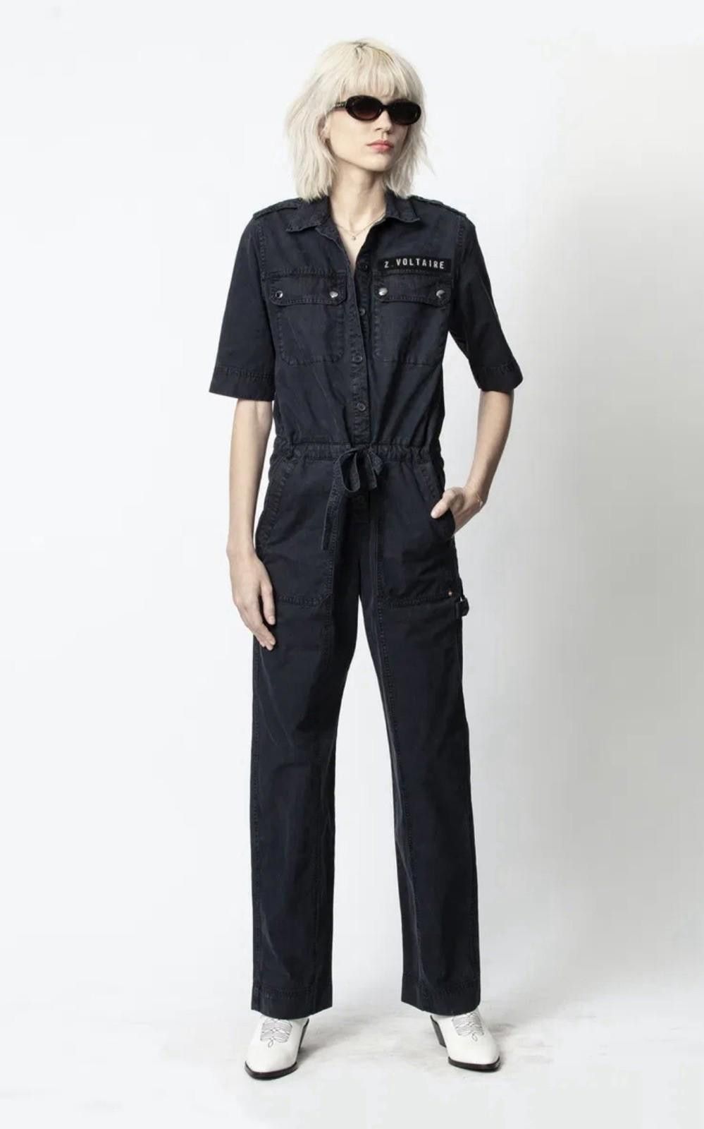 Zadig & Voltaire ZADIG & VOLTAIRE Catsy Mili Jumpsuit in Blueberry Size S Size 28" / US 6 / IT 42 - 1 Thumbnail