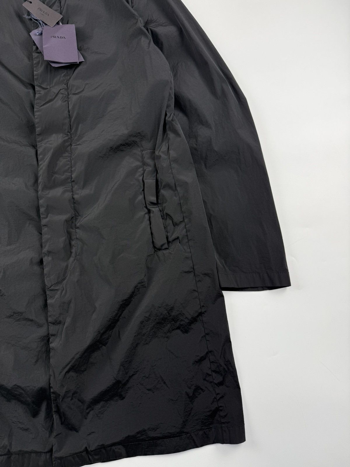 Prada Prada Signature Nylon Coat Almost New with Tag Size US M / EU 48-50 / 2 - 6 Thumbnail