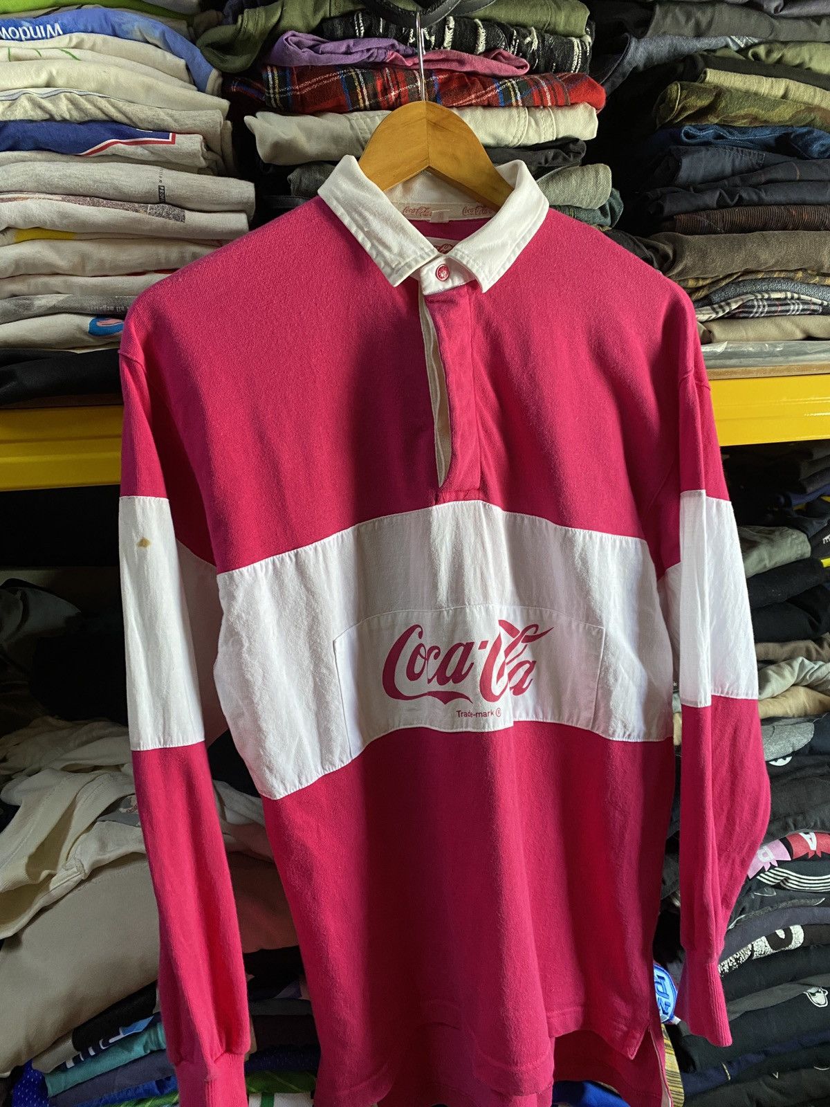 Coca Cola × Vintage Vintage 90s Coca Cola longsleeve Shirt Size US M / EU 48-50 / 2 - 3 Thumbnail