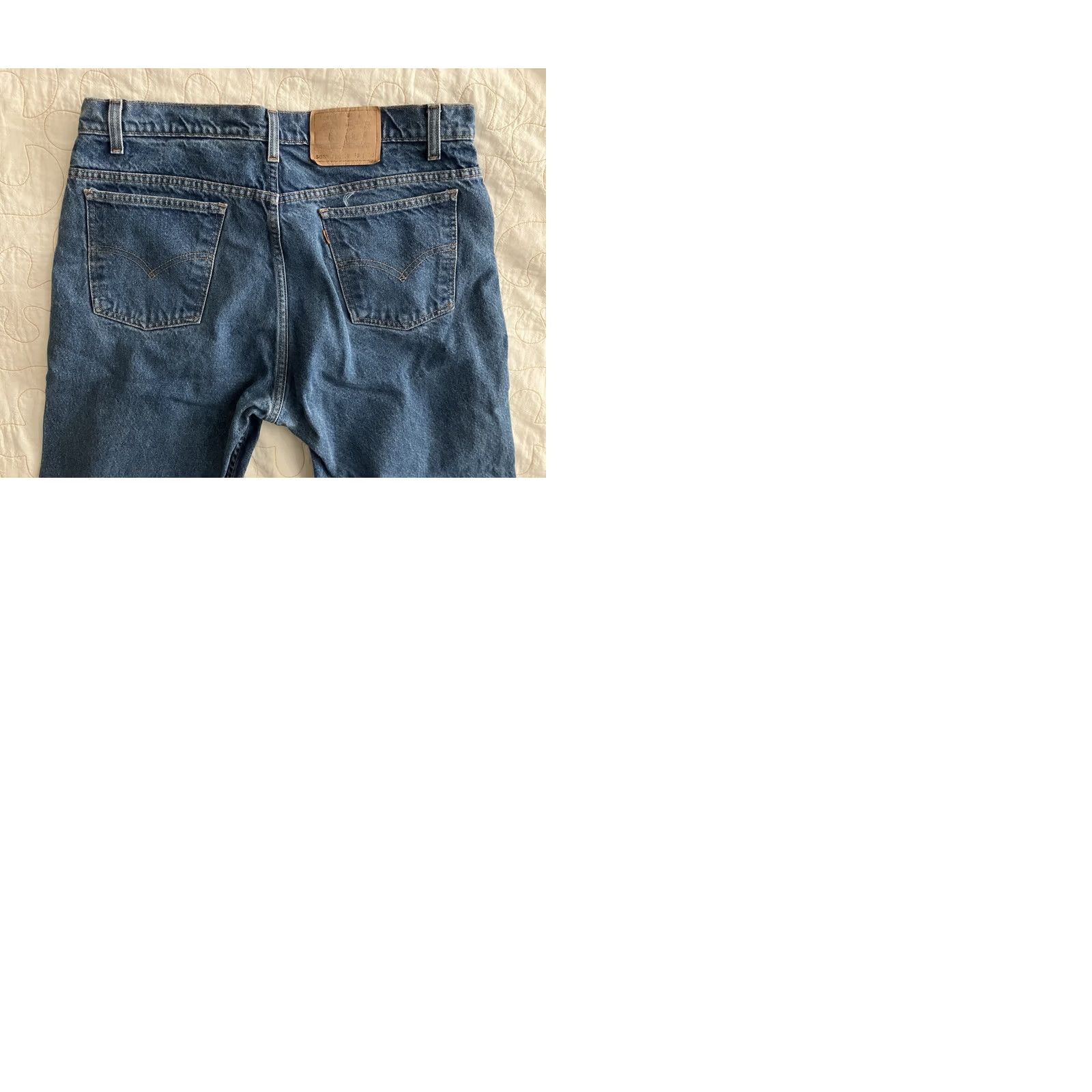 Levi's VINTAGE Levi's 505 Mens 36x30 Jeans Blue Denim Regular Fit 5-Pocket 90s Orange Tab USA Classic Girls? Size US 36 / EU 52 - 9 Thumbnail
