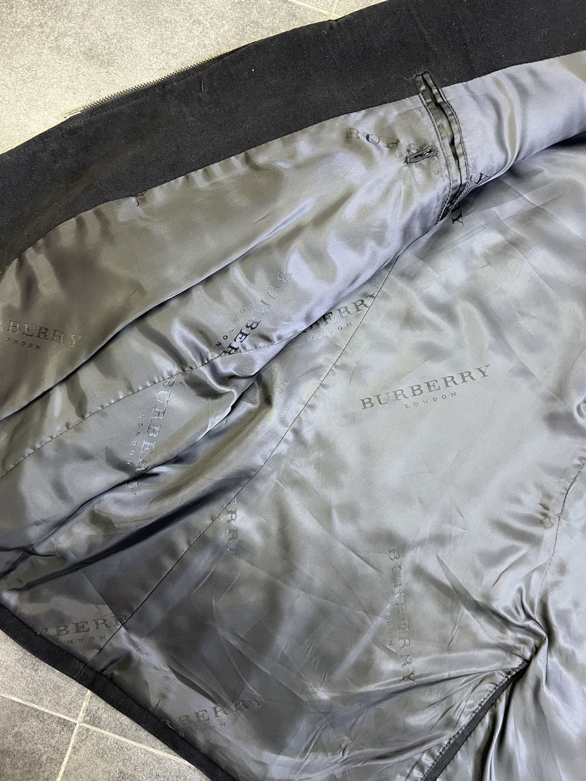 Burberry × Burberry Prorsum Burberry London Velour Blazer Jacket Size US XL / EU 56 / 4 - 18 Thumbnail