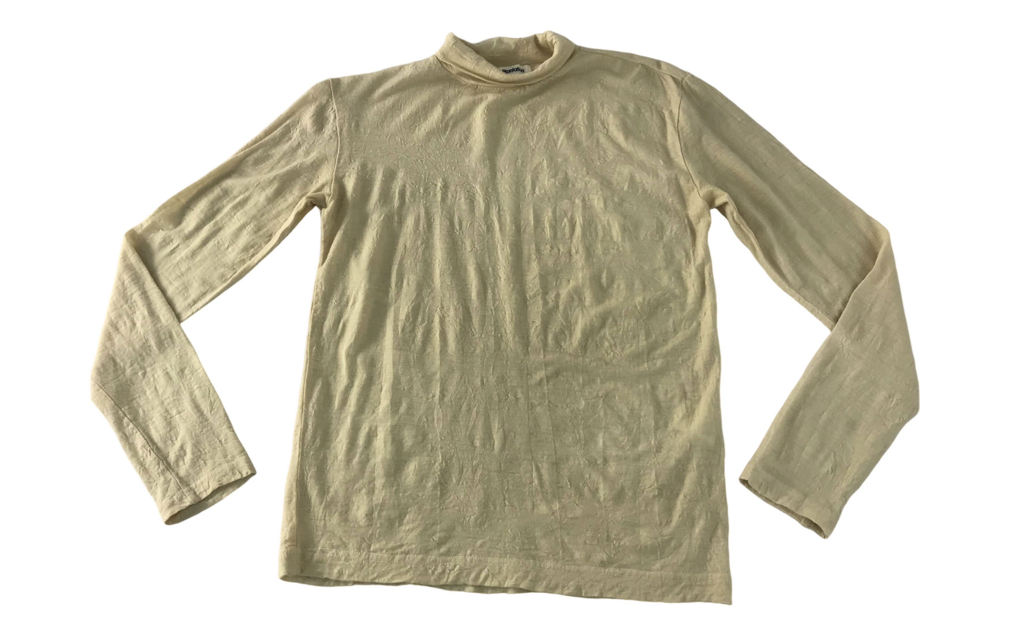 Issey Miyake Plantation Issey Miyake Turtleneck Longsleeve Tee Size US S / EU 44-46 / 1 - 1 Thumbnail