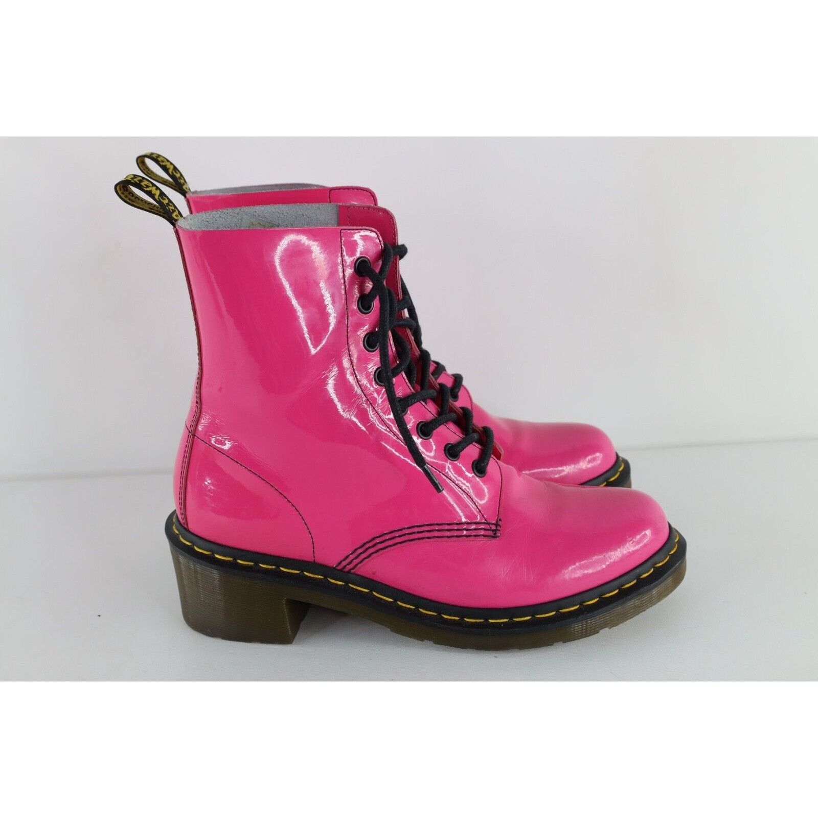 Dr. Martens × Vintage NOS Vintage Dr Martens Clemency Patent Leather Heeled Boots Size US 10 / IT 40 - 4 Thumbnail