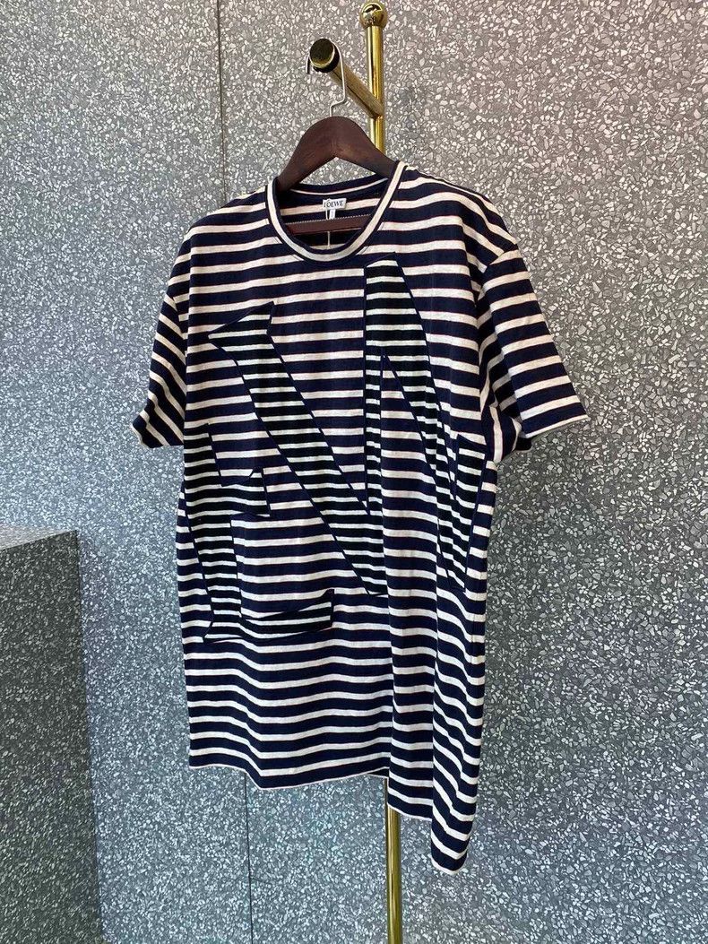 Loewe LOEWE Men's striped short-sleeved T-shirt Size US M / EU 48-50 / 2 - 3 Thumbnail