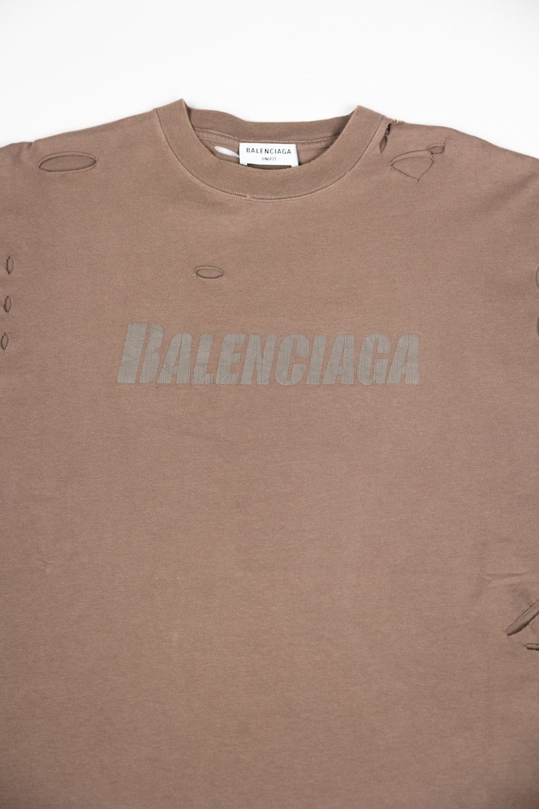 Balenciaga Balenciaga Distressed Tee Size US XS / EU 42 / 0 - 2 Thumbnail